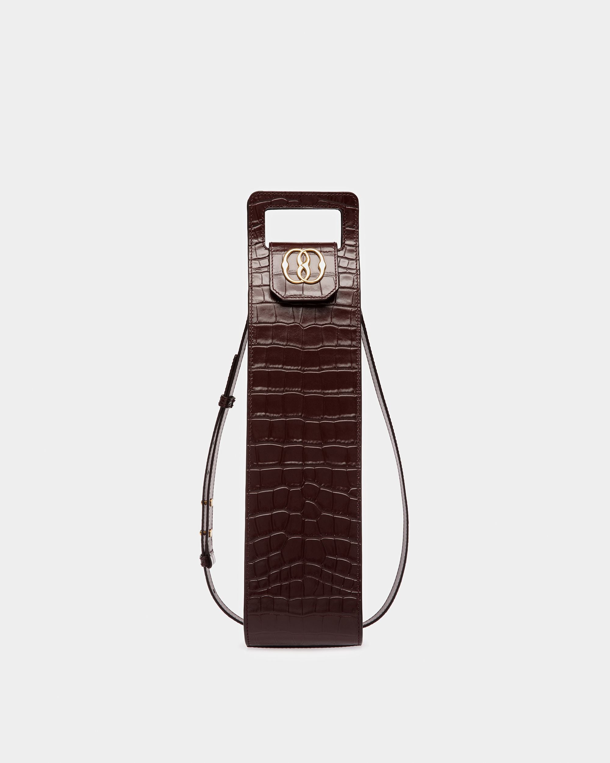 Barrel Flaschenhalter Mit Krokoprägung - Herren - Bally - 01