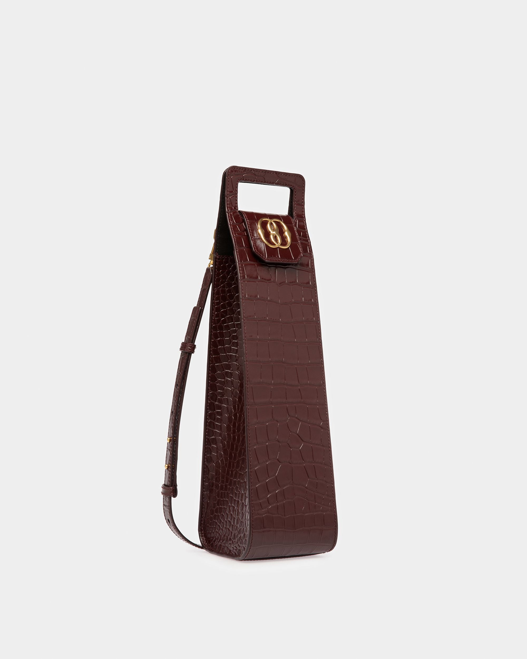 Barrel Flaschenhalter Mit Krokoprägung - Herren - Bally - 04
