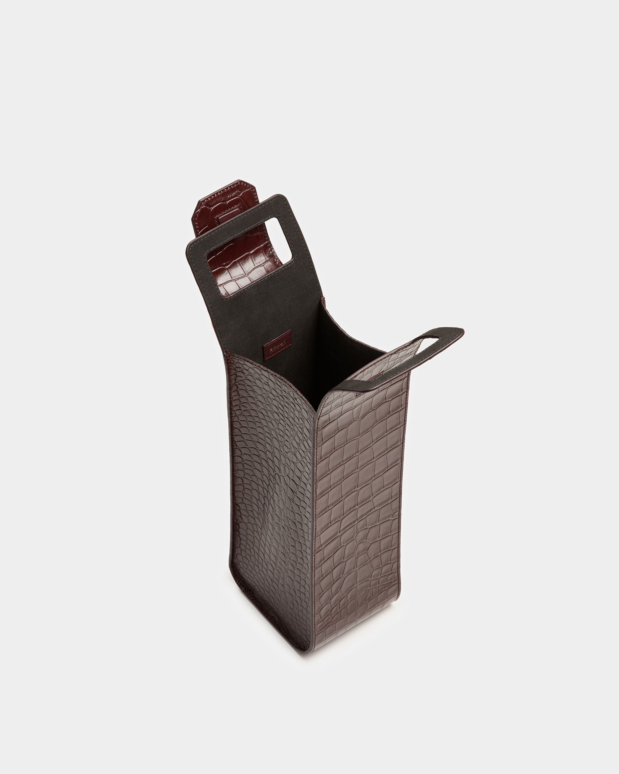 Barrel Flaschenhalter Mit Krokoprägung - Herren - Bally - 05