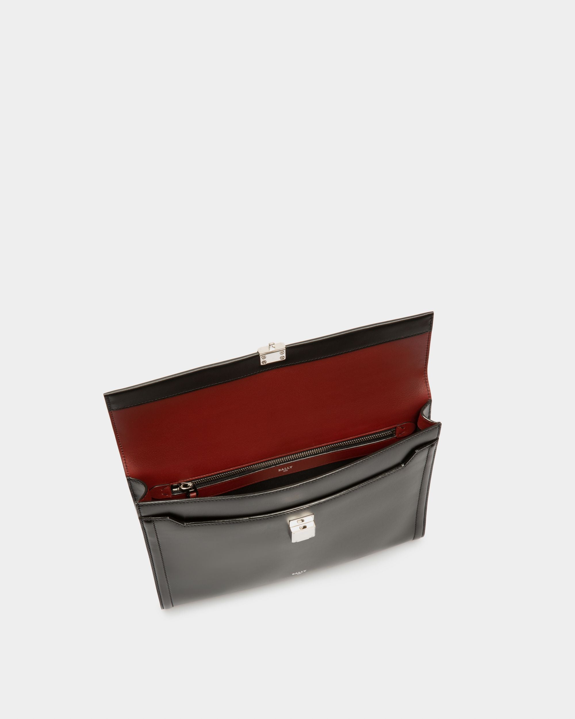 Soryan Pochette En Cuir Noir - Homme - Bally - 03