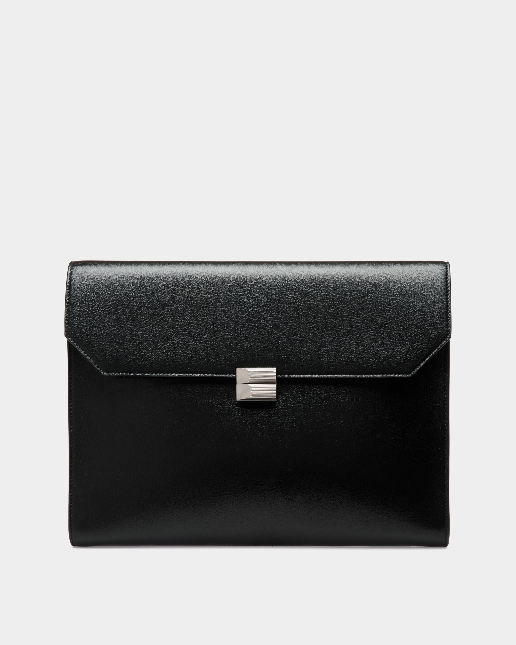 Cartera Banque De Piel Negra - Hombre - Bally - 01