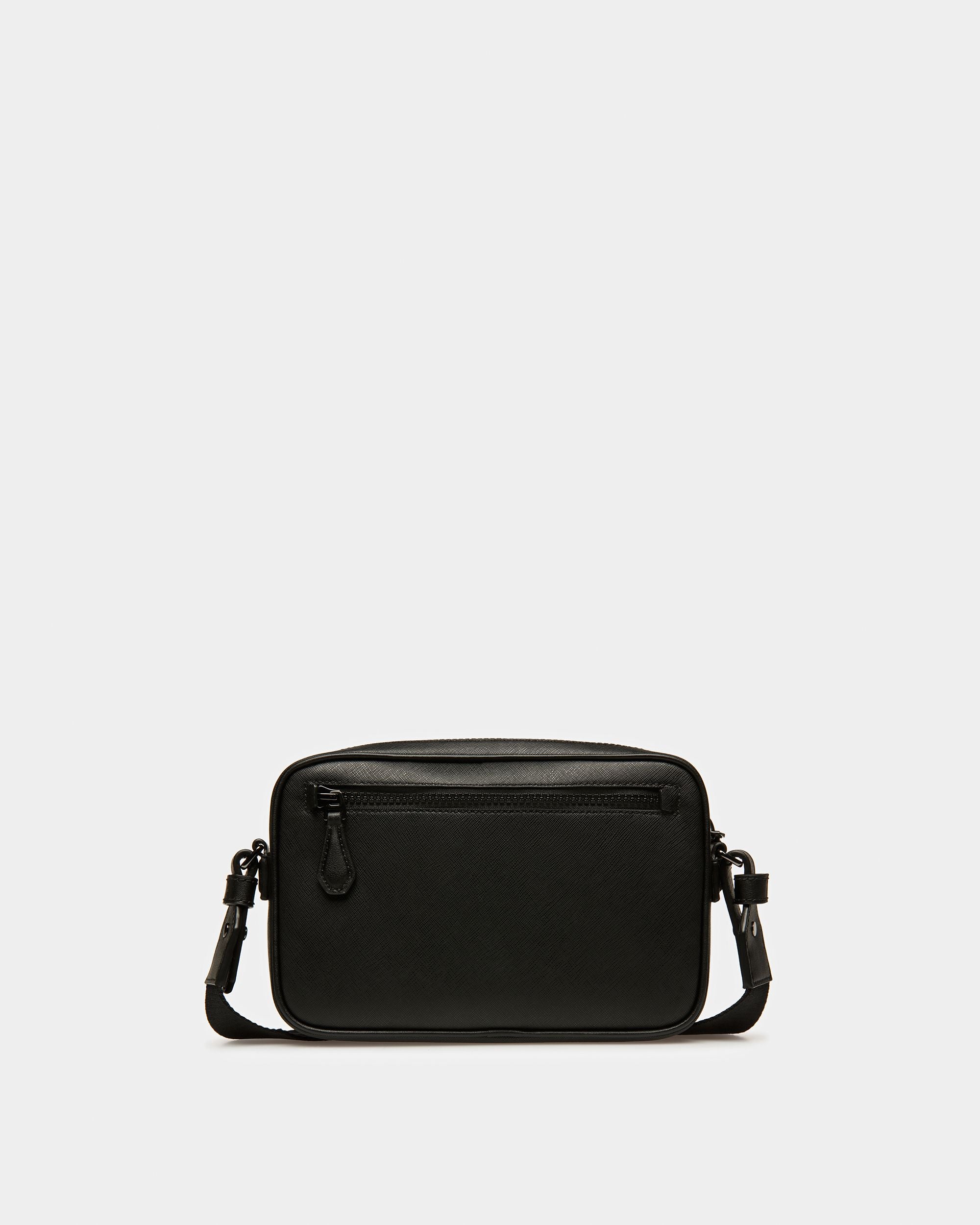 Makeba Sac À Bandoulière En Cuir Noir Et Pierre - Homme - Bally - 03