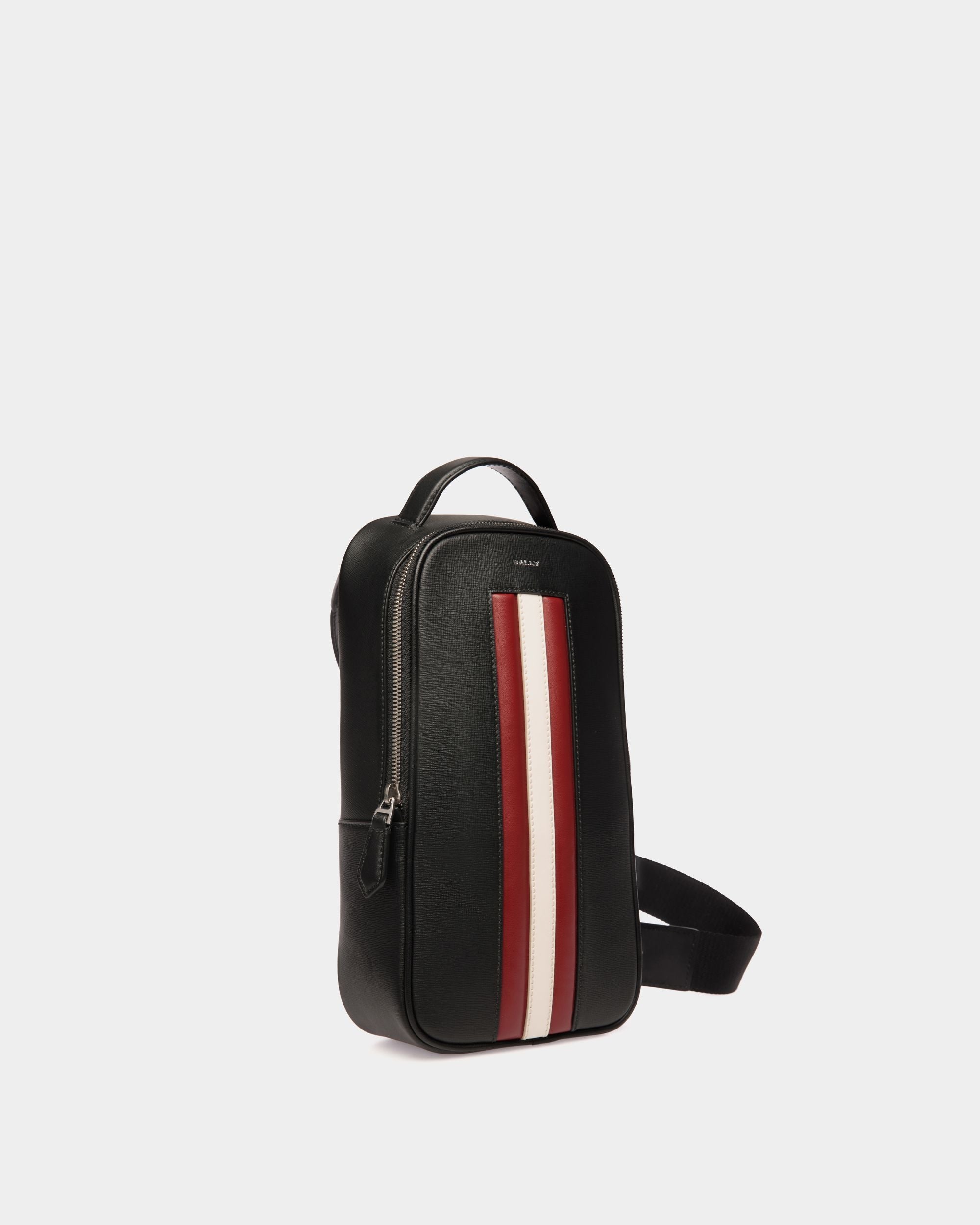 Mythos Sling Bag Aus Recyceltem Leder In Schwarz - Herren - Bally - 03