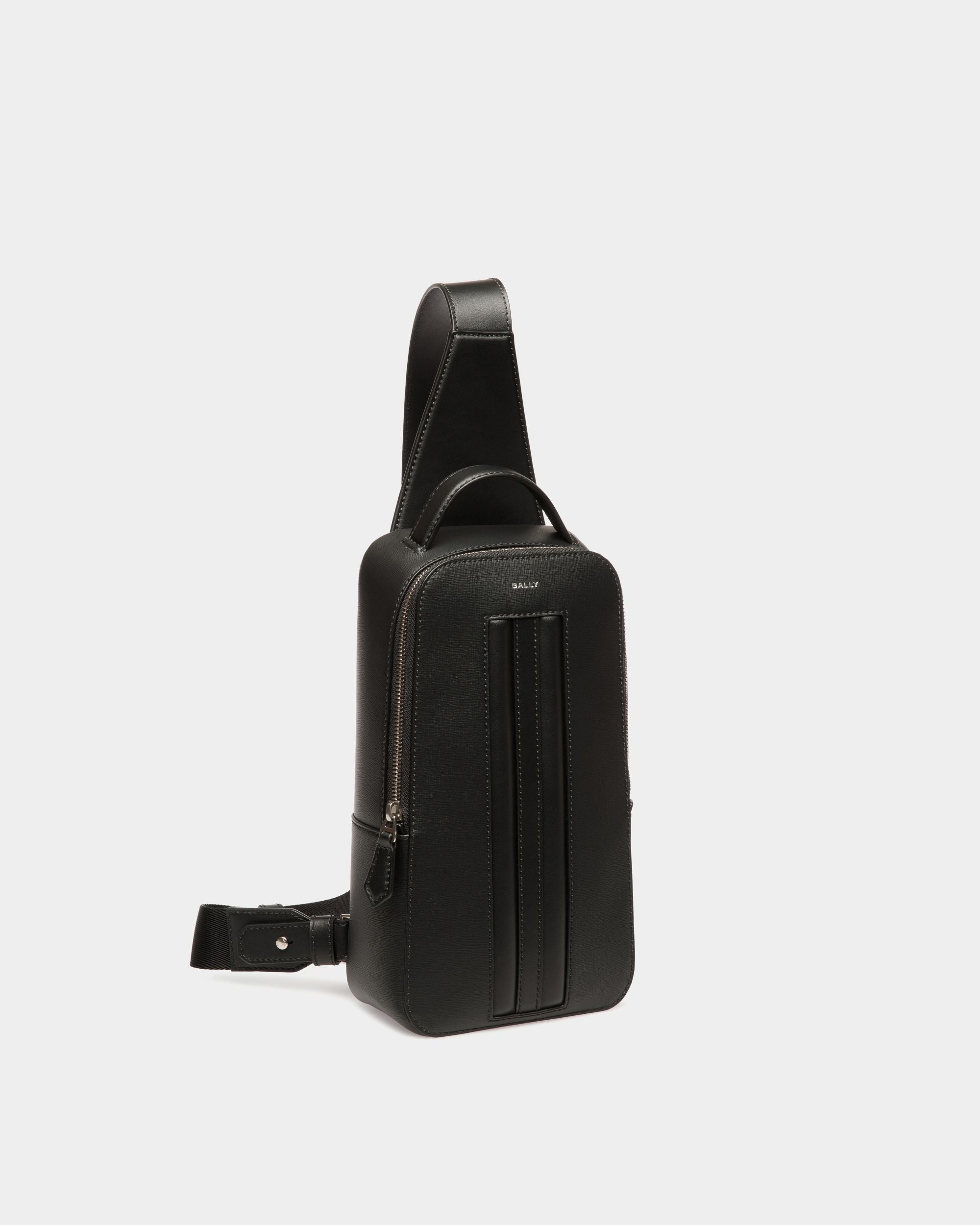 Mythos Sling Bag Aus Recyceltem Leder In Schwarz - Herren - Bally - 03