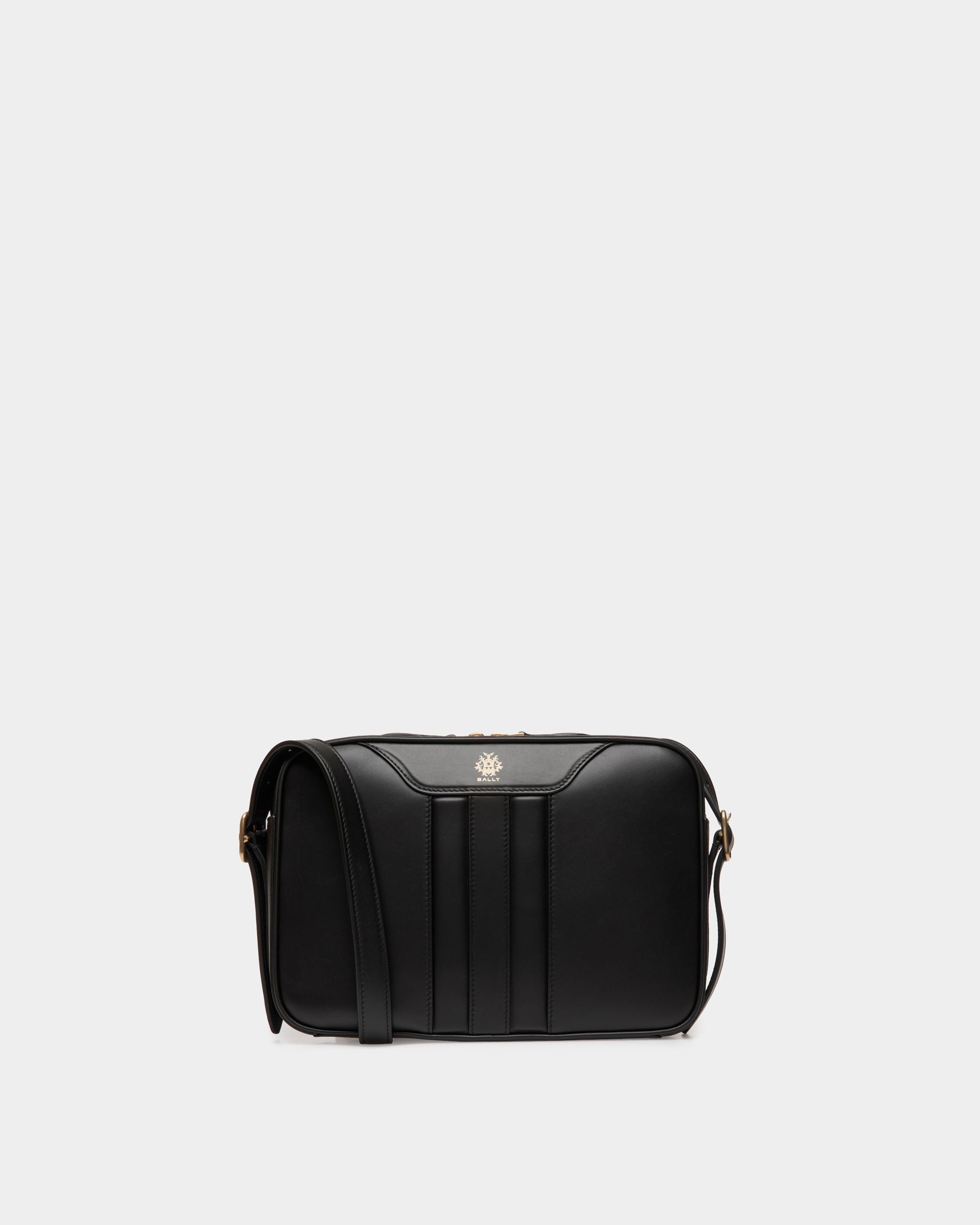 Beckett Crossbody Bag In Black Leather - Hombre - Bally - 01