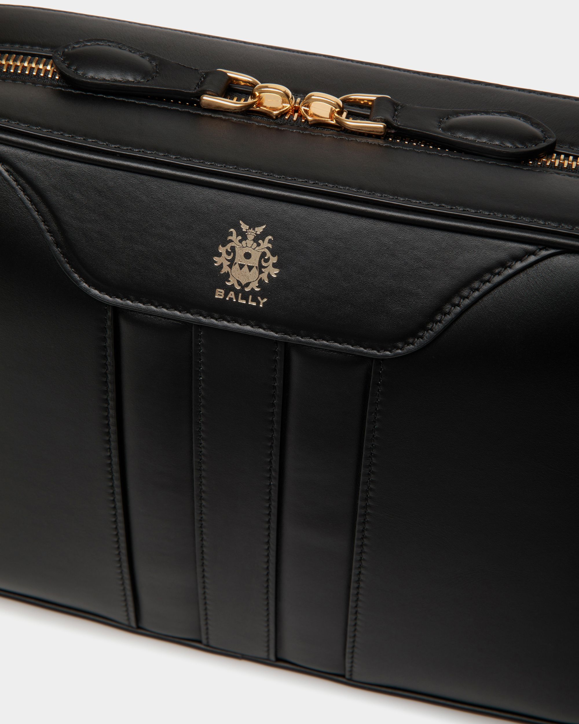 Beckett Crossbody Bag In Black Leather - Hombre - Bally - 06