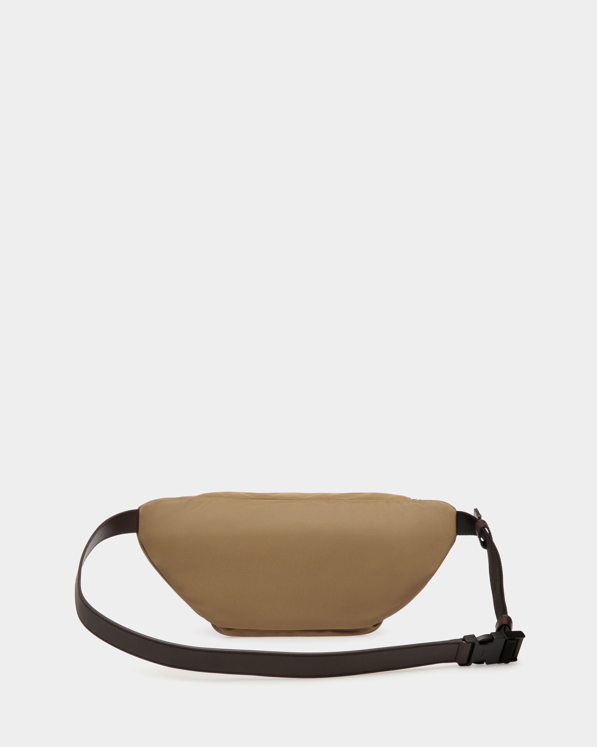 Code Belt Bag in Camel Nylon - Homme - Bally - 02