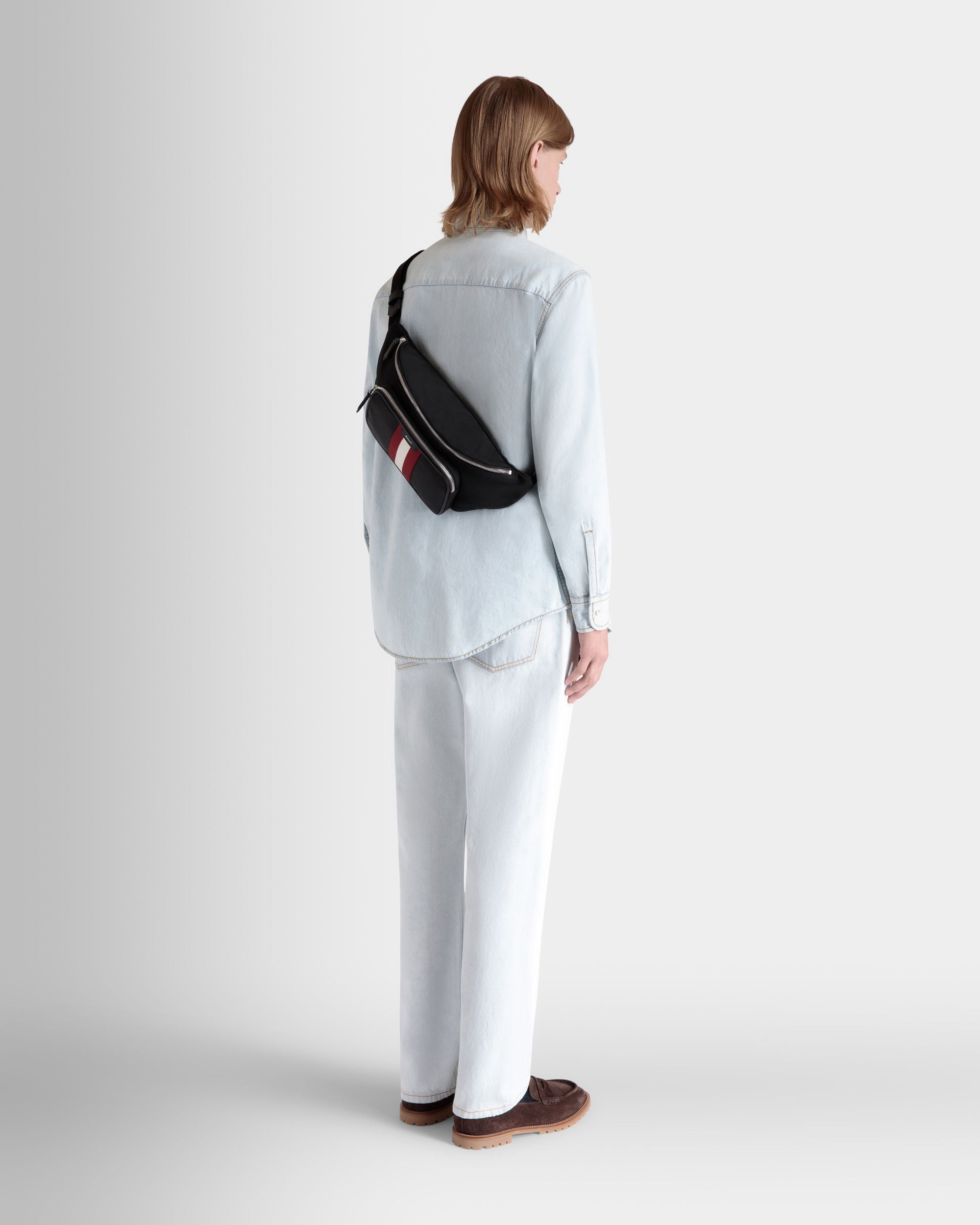 Code Gürteltasche Aus Schwarzem Nylon - Herren - Bally - 02