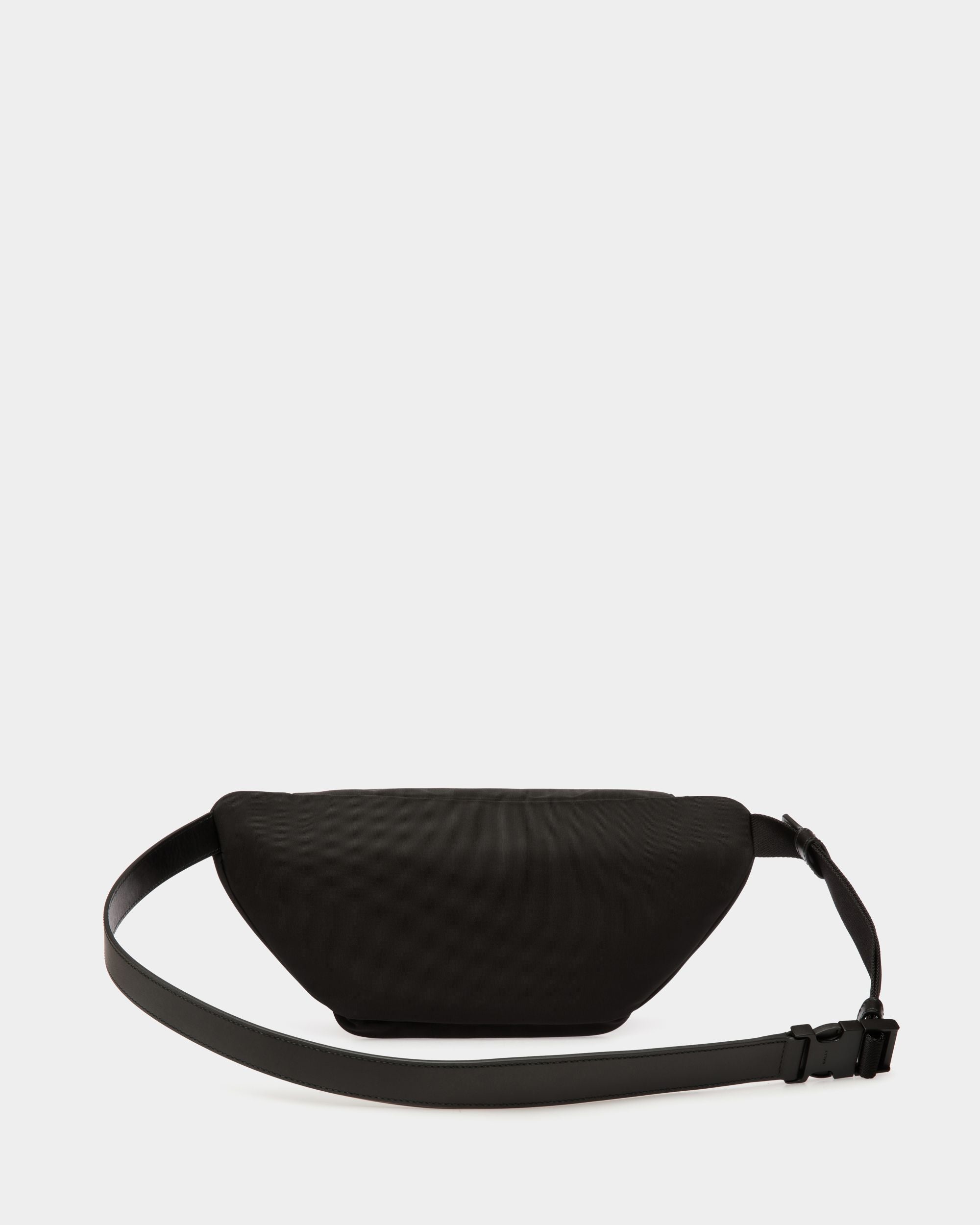 Code Belt Bag in Black Nylon - Men's - Bally - 03
