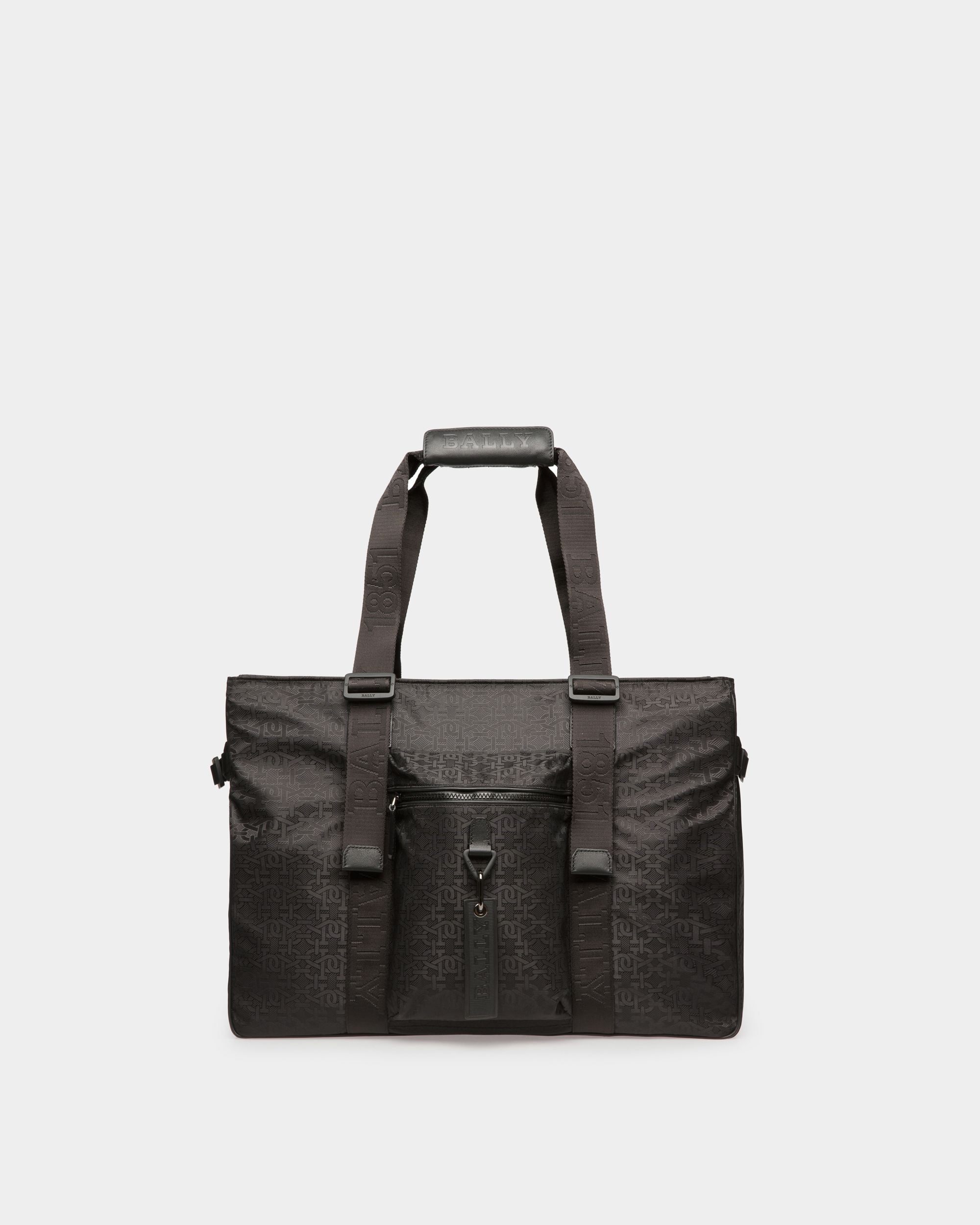 Colbeert Weekender-Tasche Aus Recyceltem Schwarzen Stoff - Herren - Bally - 01
