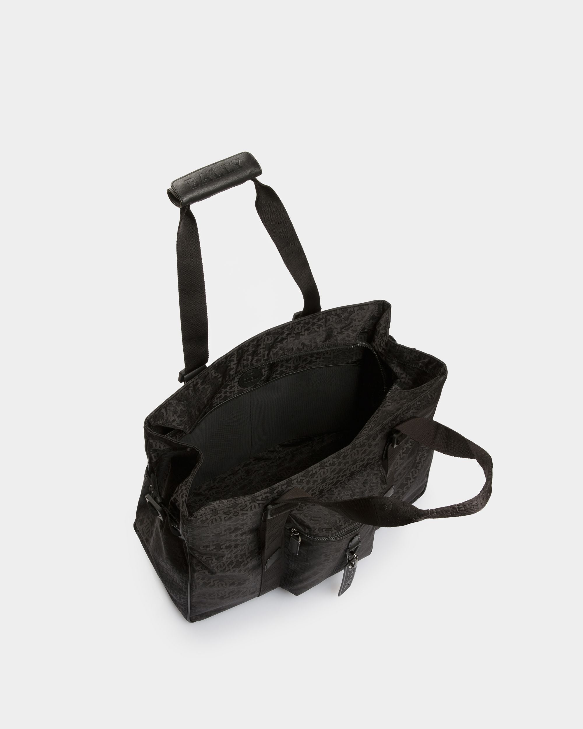 Colbeert Weekender-Tasche Aus Recyceltem Schwarzen Stoff - Herren - Bally - 03