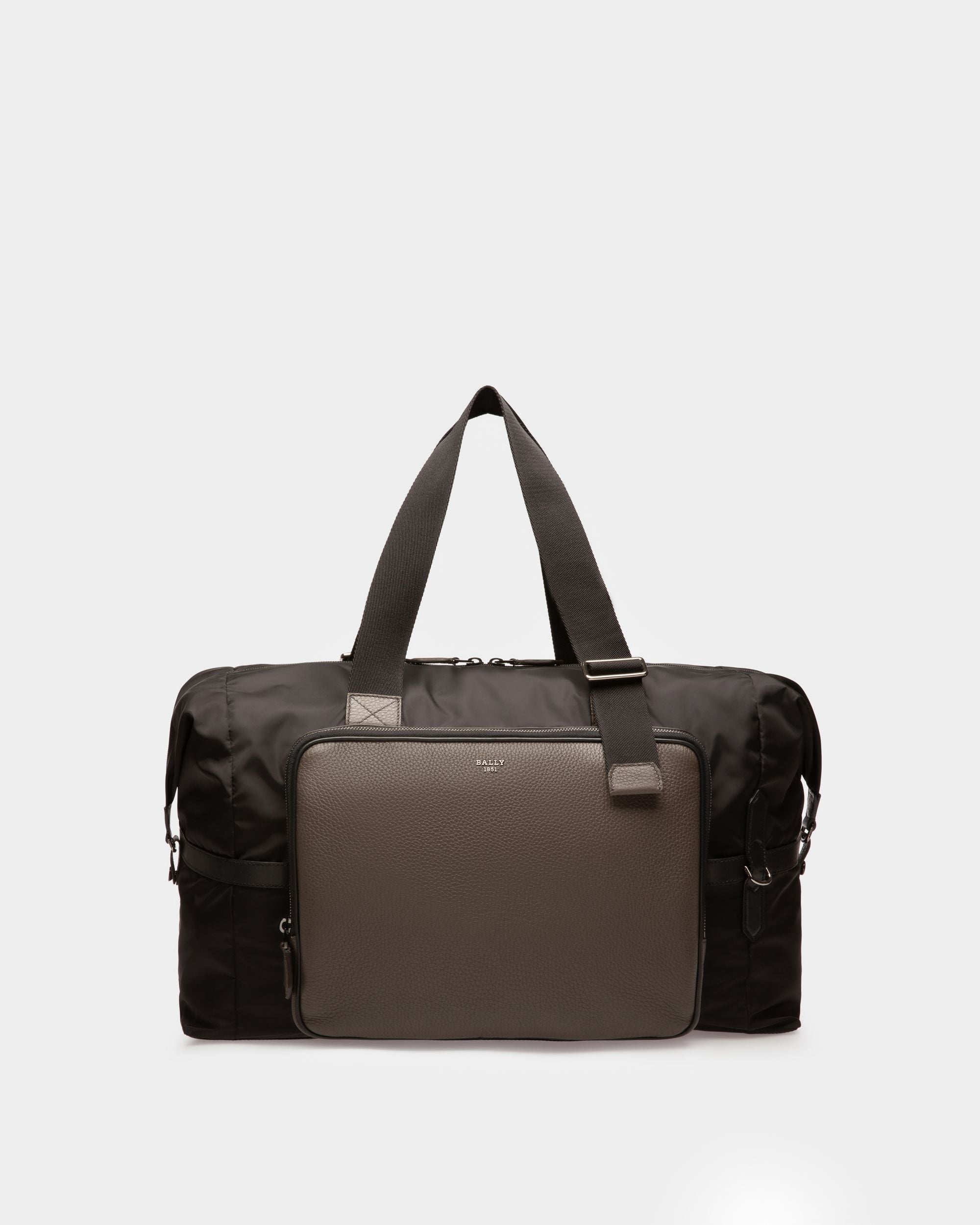 Balten Sac De Week-End En Nylon Recyclé Noir - Homme - Bally - 01