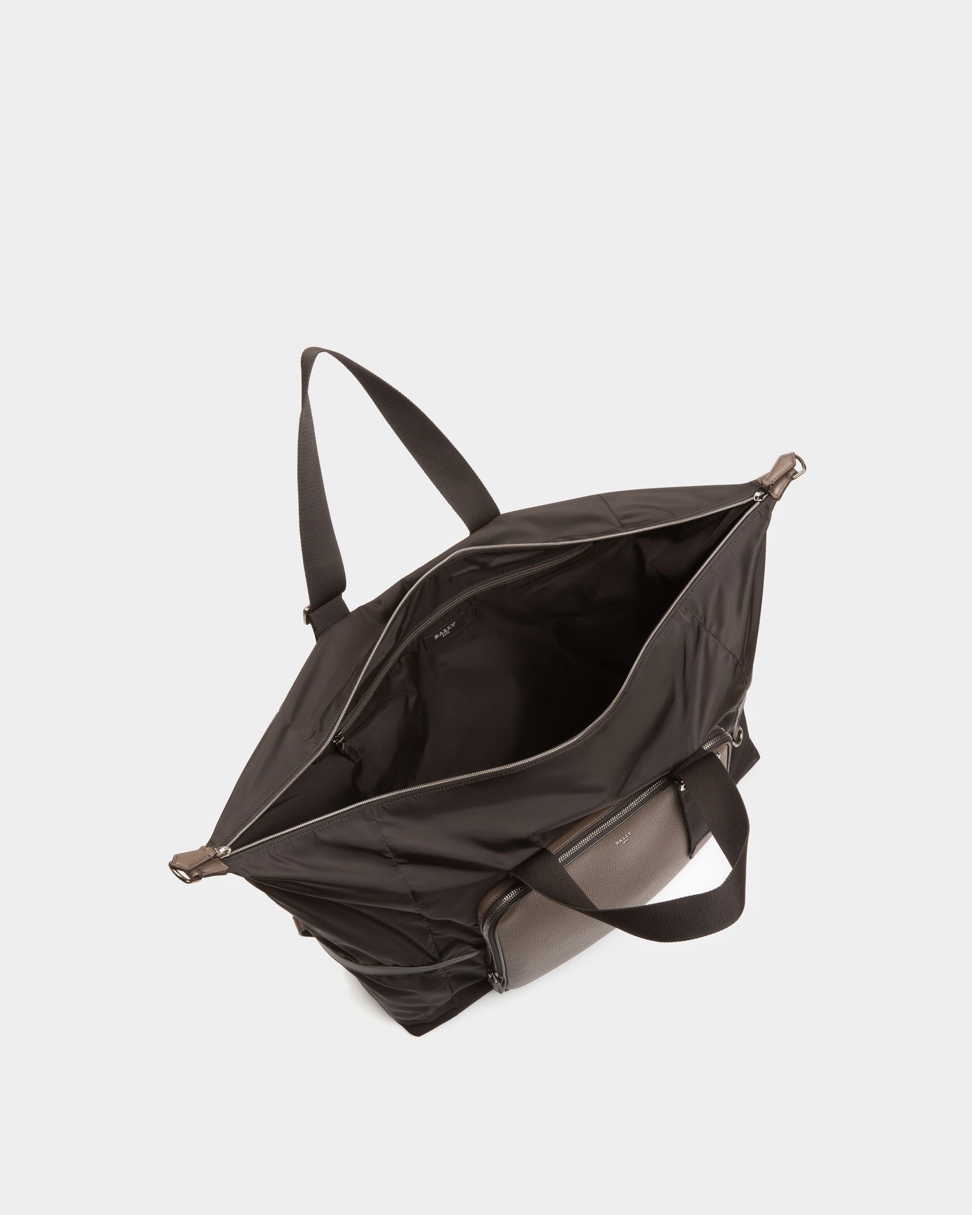Balten Sac De Week-End En Nylon Recyclé Noir - Homme - Bally - 04