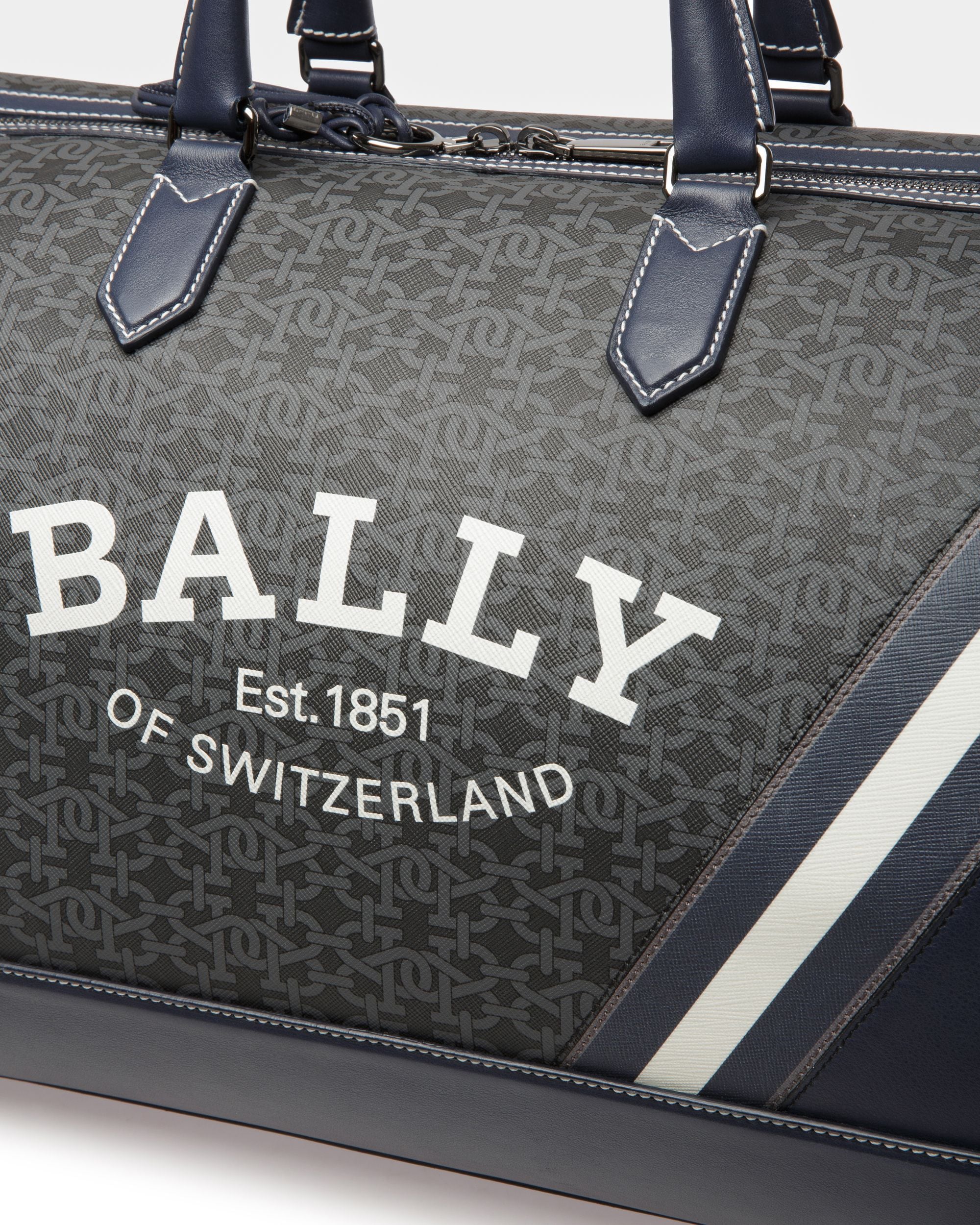 Caien Sac De Voyage En Tpu Gris - Homme - Bally - 05