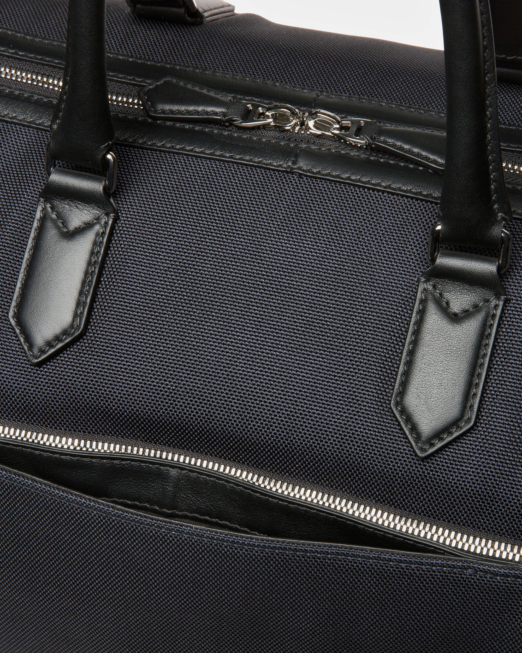 Caius Sac De Week-end En Cuir Et Nylon Bleu Nuit - Homme - Bally - 05