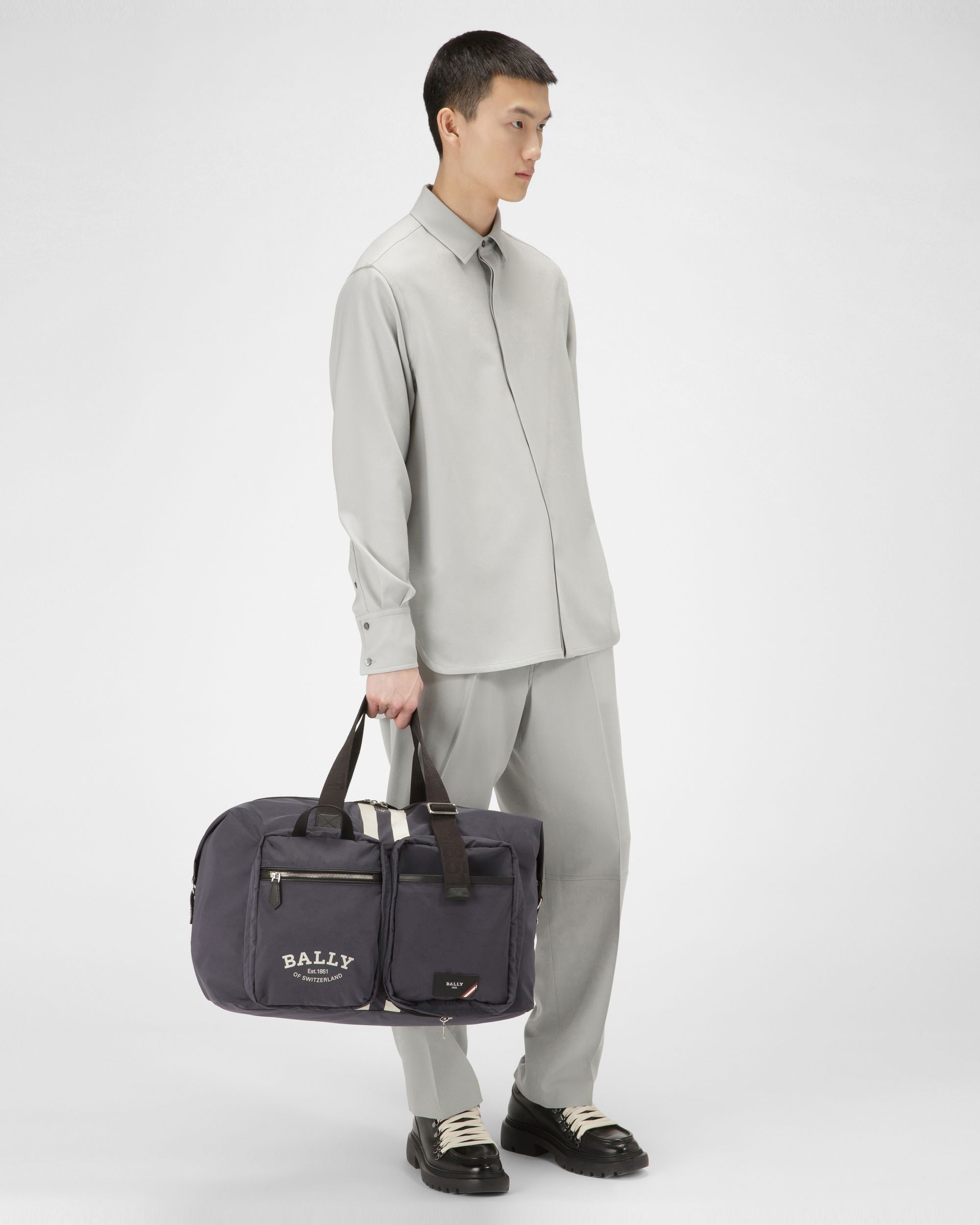 Fesder Reisetasche Aus Schwarzem Nylon - Herren - Bally - 03