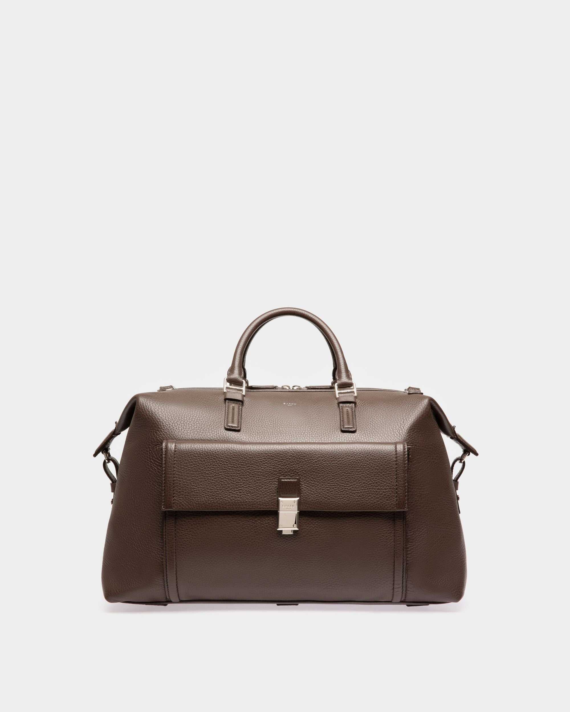 Sandri Weekender-Tasche Aus Ebenholzbraunem Leder - Herren - Bally - 01