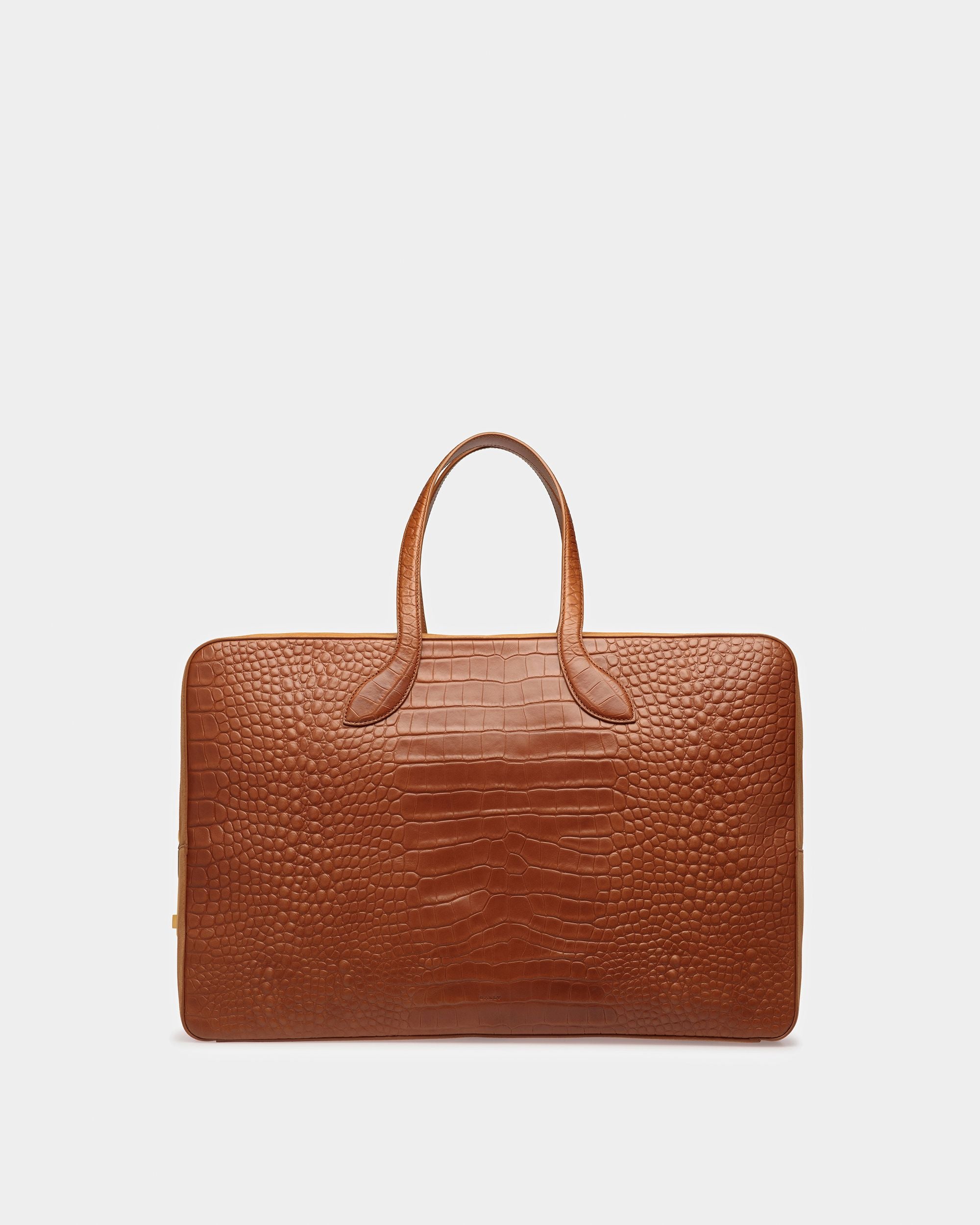 Lago Große Reisetasche Mit Krokoprägung - Herren - Bally - 01