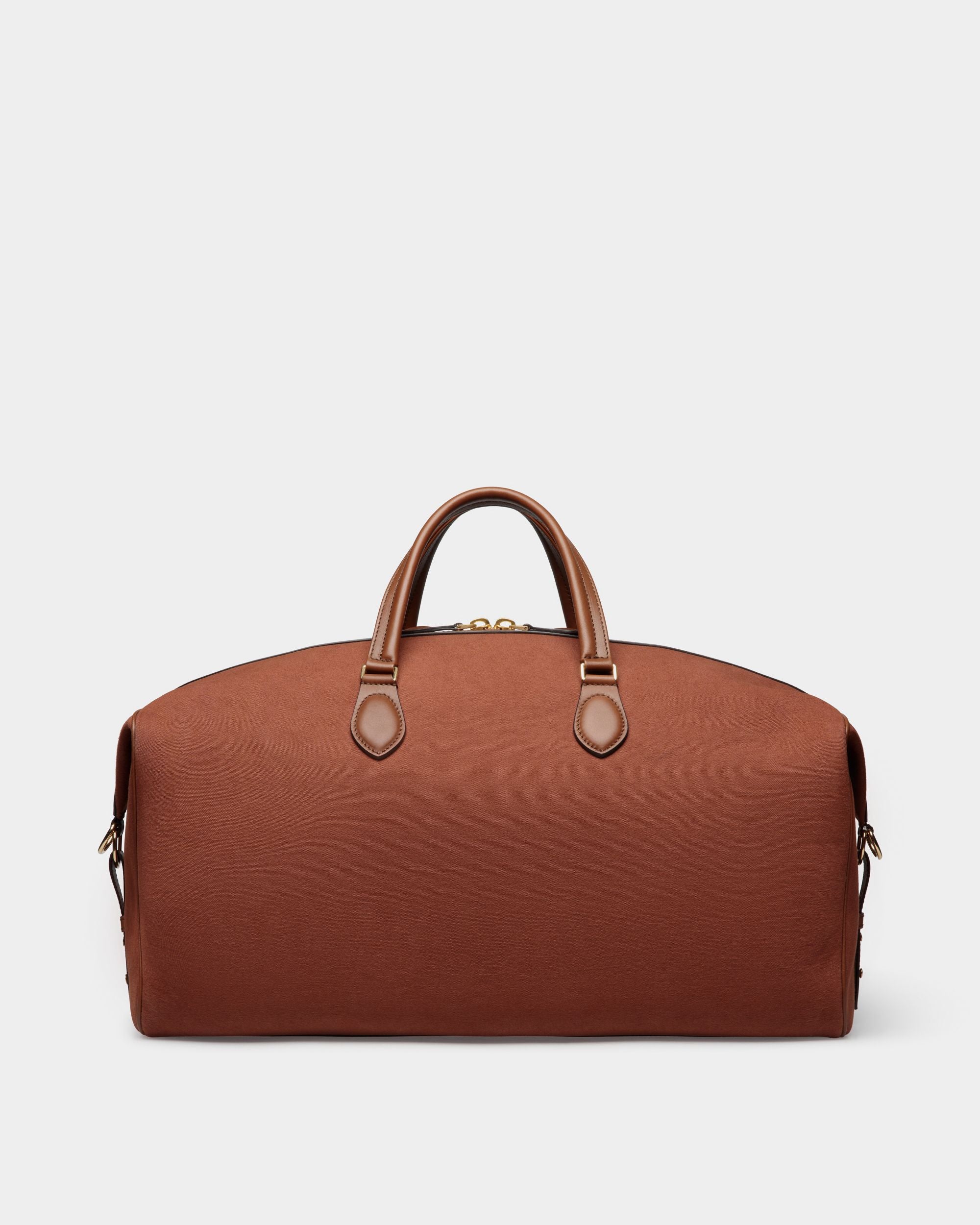 Sac De Week-End Beckett En Toile De Coton Rouge - Homme - Bally - 03