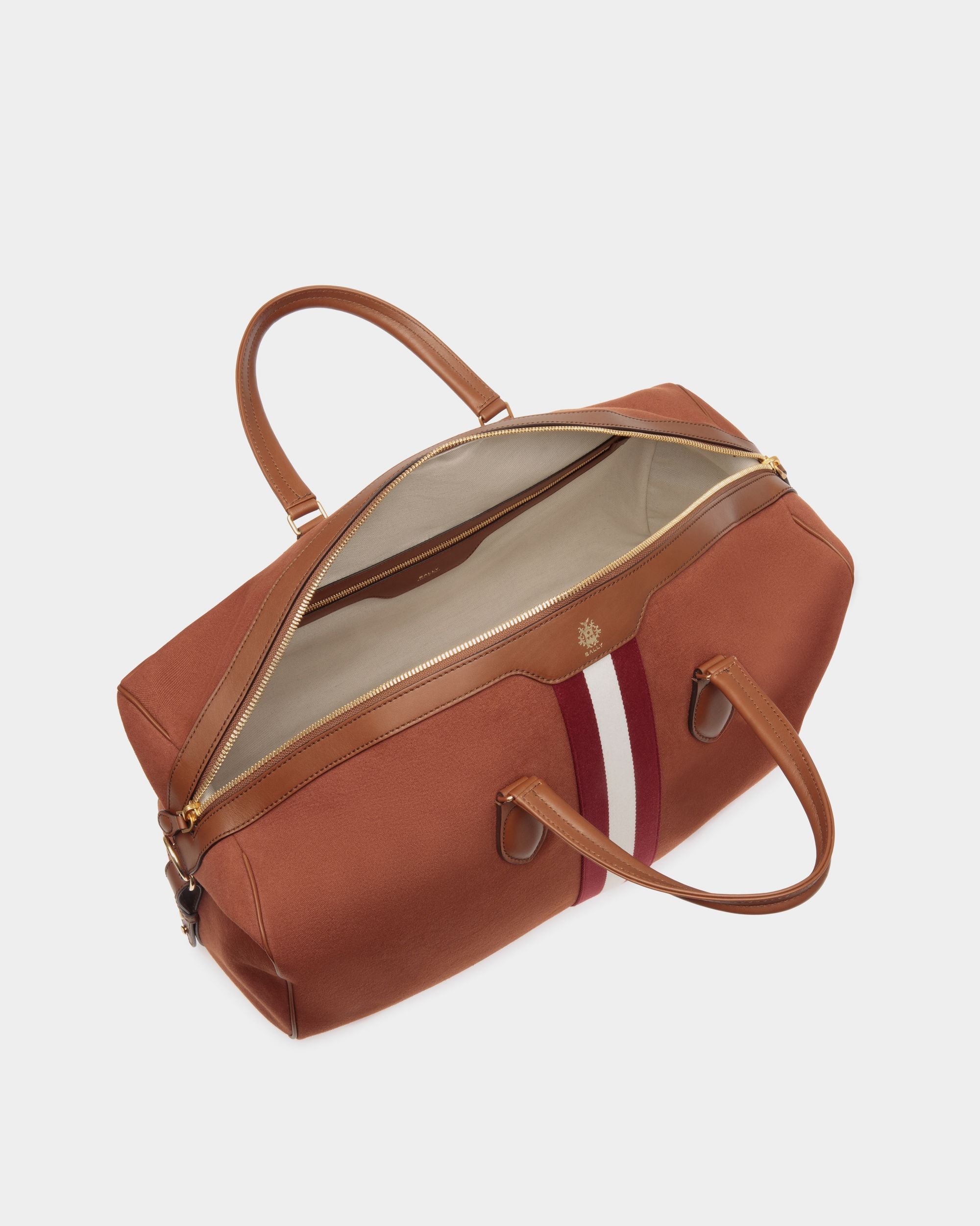 Sac De Week-End Beckett En Toile De Coton Rouge - Homme - Bally - 05