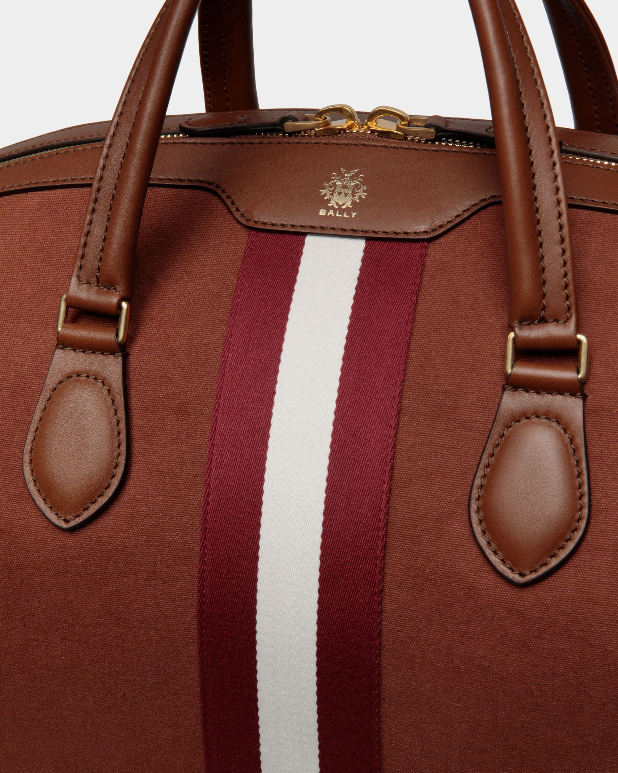 Sac De Week-End Beckett En Toile De Coton Rouge - Homme - Bally - 06