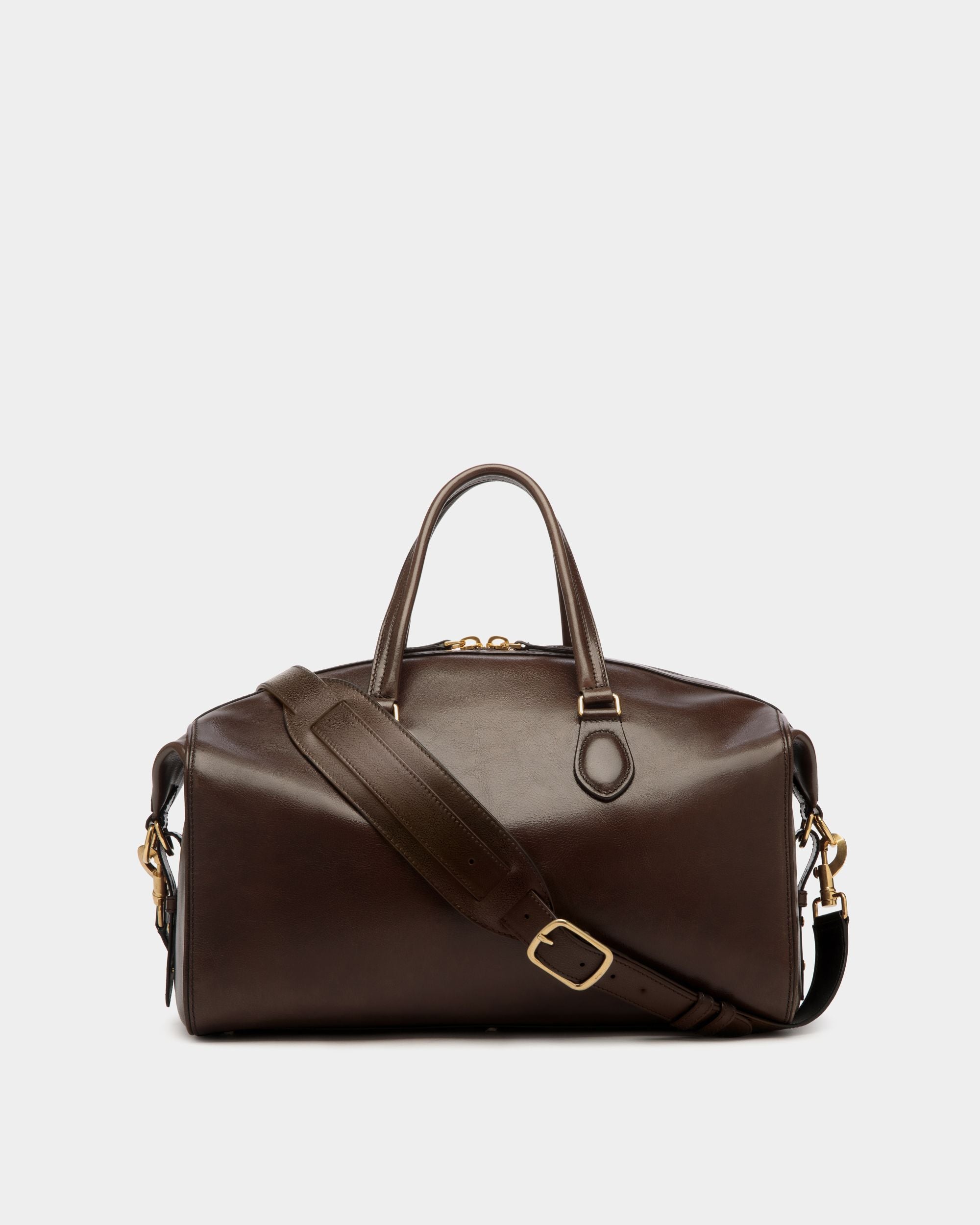 Beckett Reisetasche Aus Ebenholzfarbenem Leder - Herren - Bally - 03