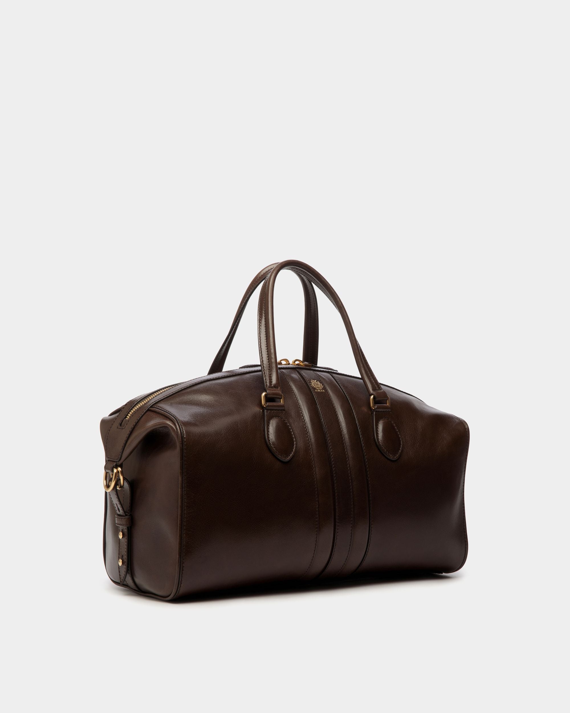 Beckett Reisetasche Aus Ebenholzfarbenem Leder - Herren - Bally - 04