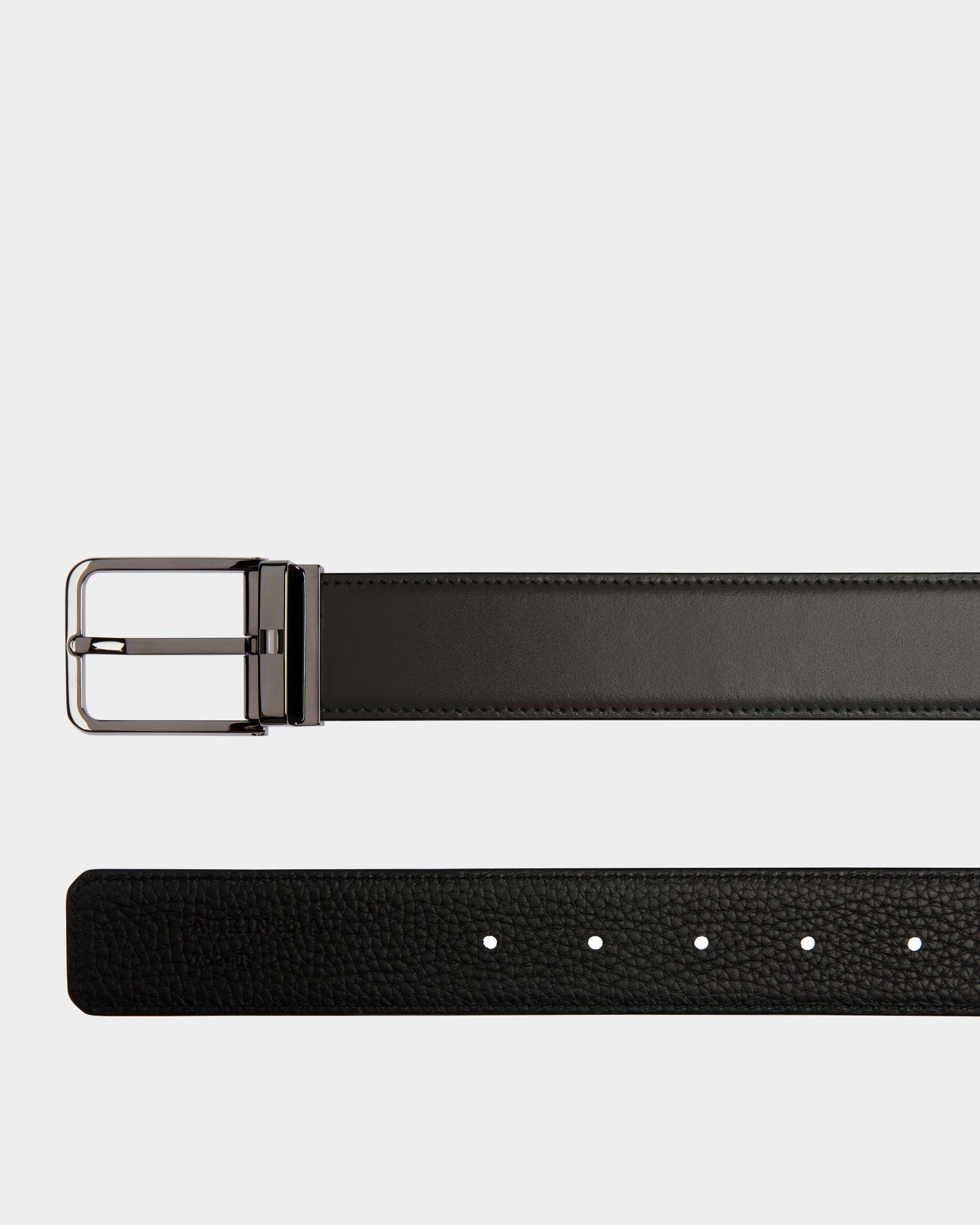 Arkin Ledergürtel 35 Mm In Schwarz - Herren - Bally - 02