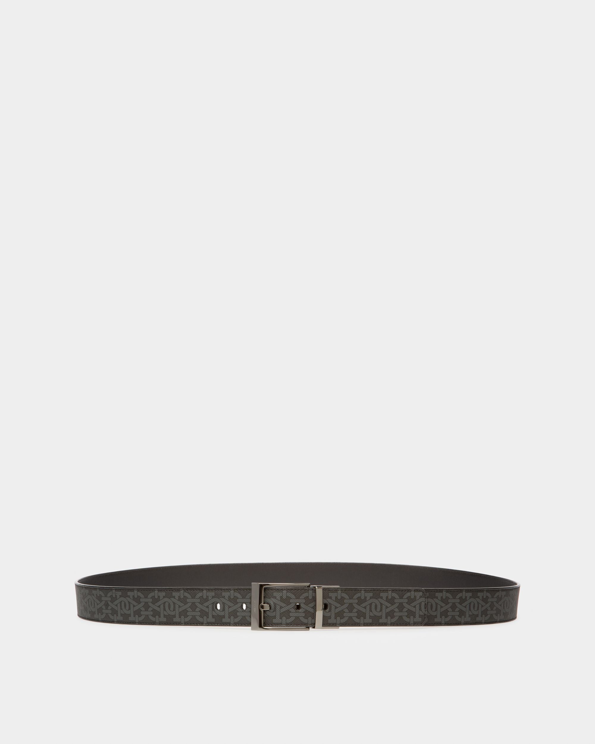 Shiff Ceinture De 35 Mm En Tpu Gris Et Noir - Homme - Bally - 01