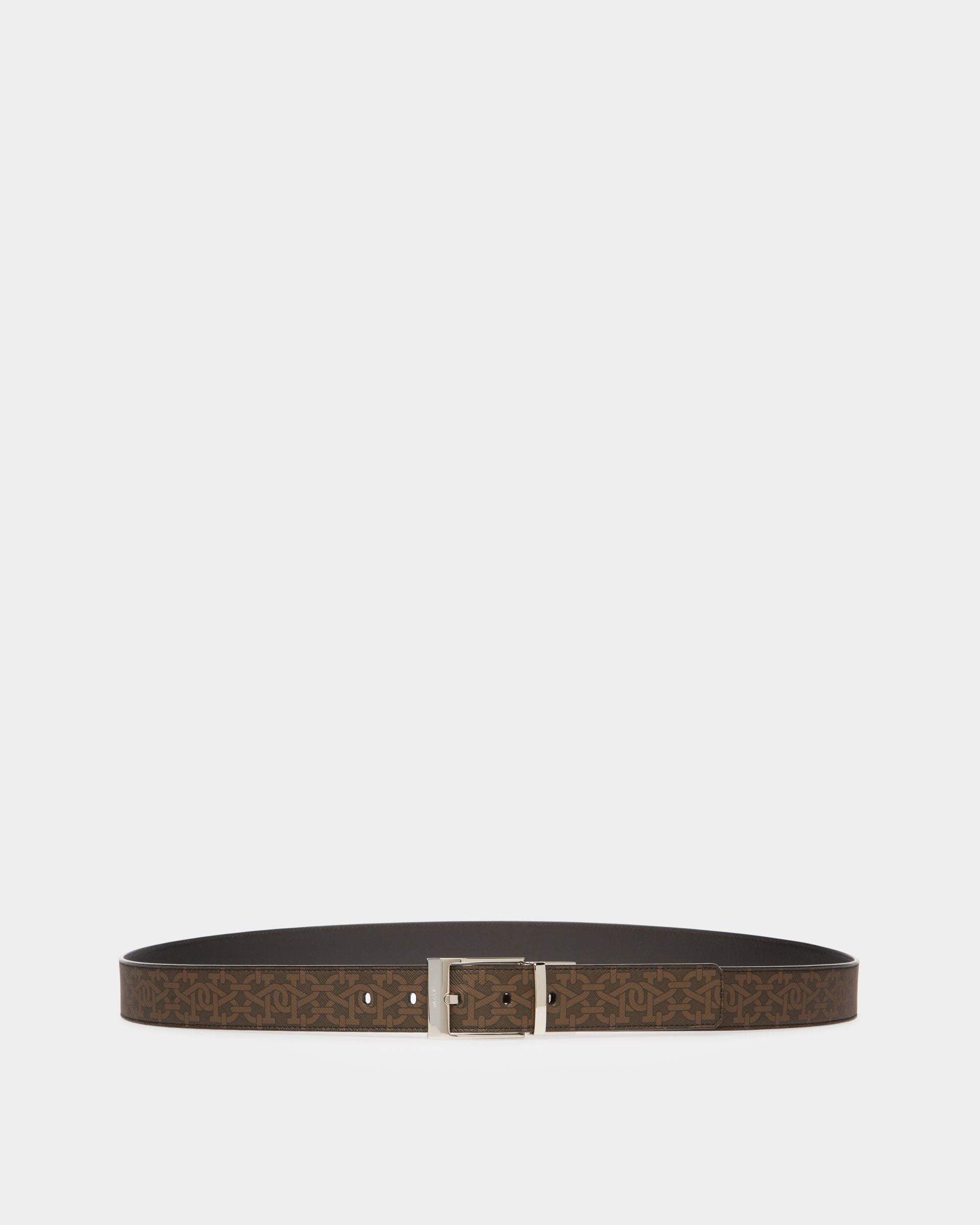 Shiff Tpu 35Mm Belt In Brown & Black - Men's - Bally - 01