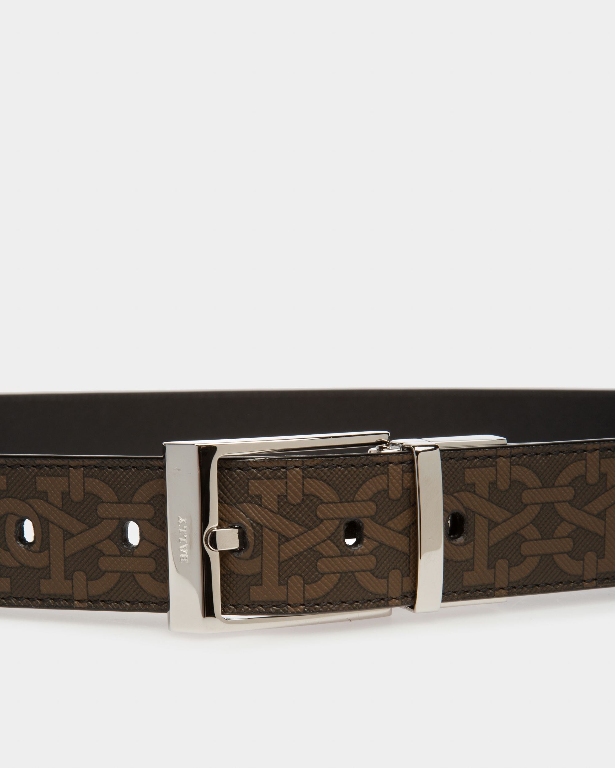Shiff Tpu 35Mm Belt In Brown & Black - Men's - Bally - 03