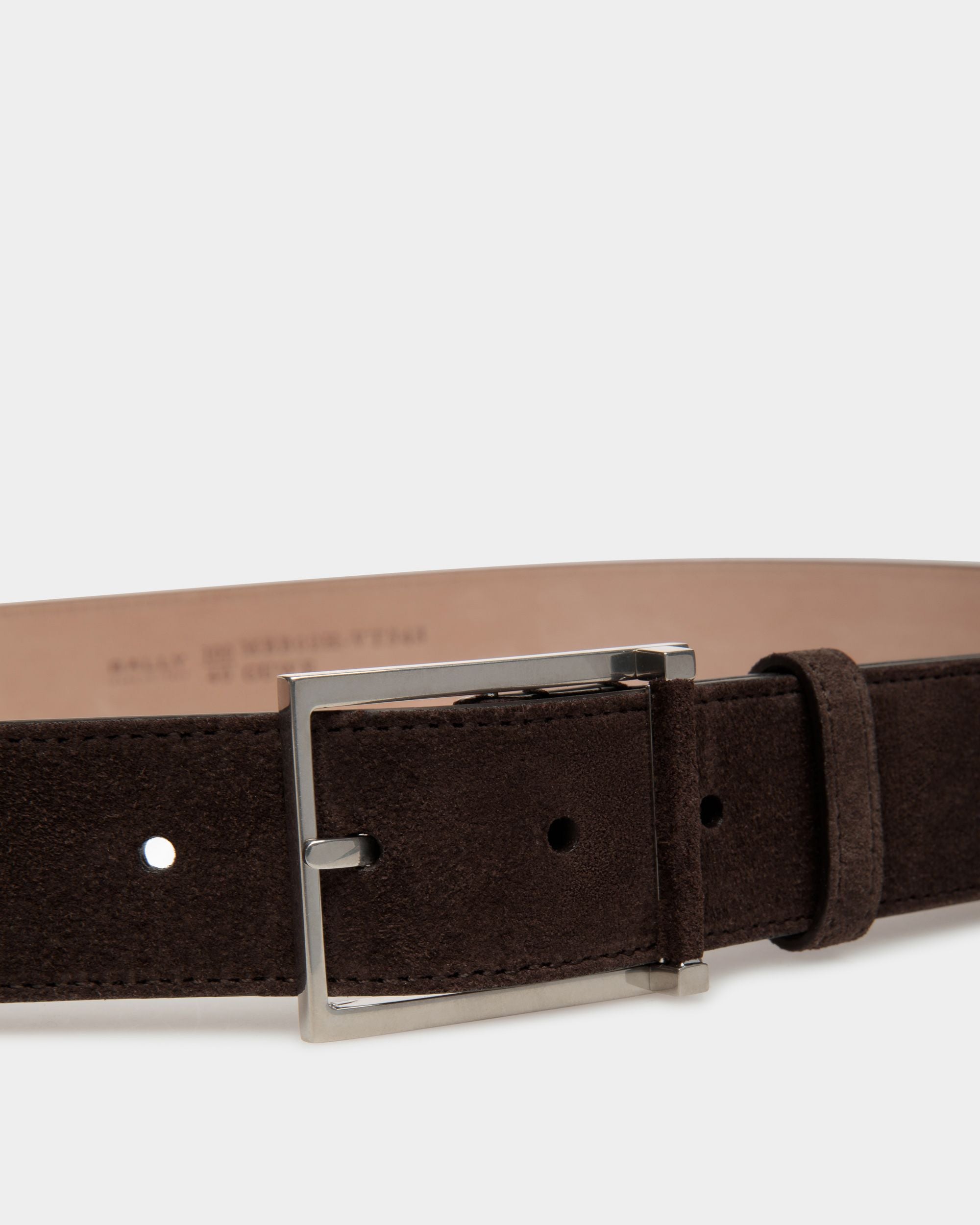 Anzuggürtel Aus Braunem Leder - Herren - Bally - 02