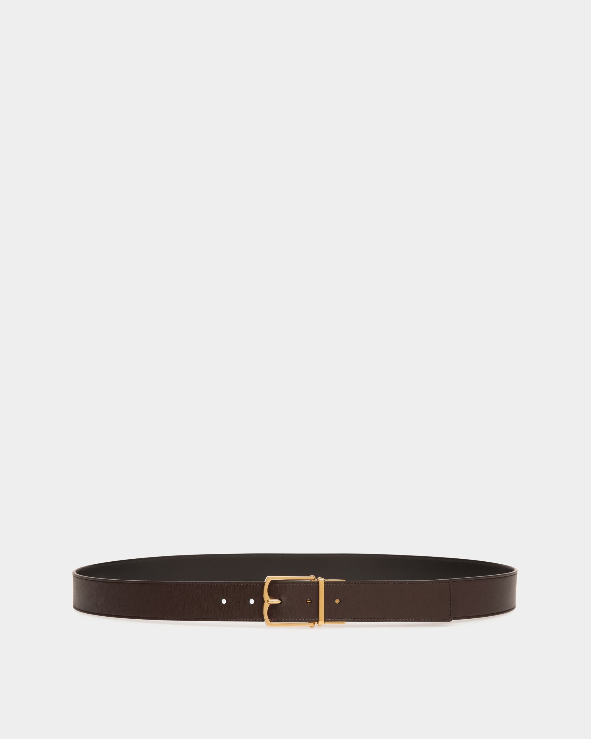 Anzuggürtel Aus braunem und schwarzem Leder - Herren - Bally - 01