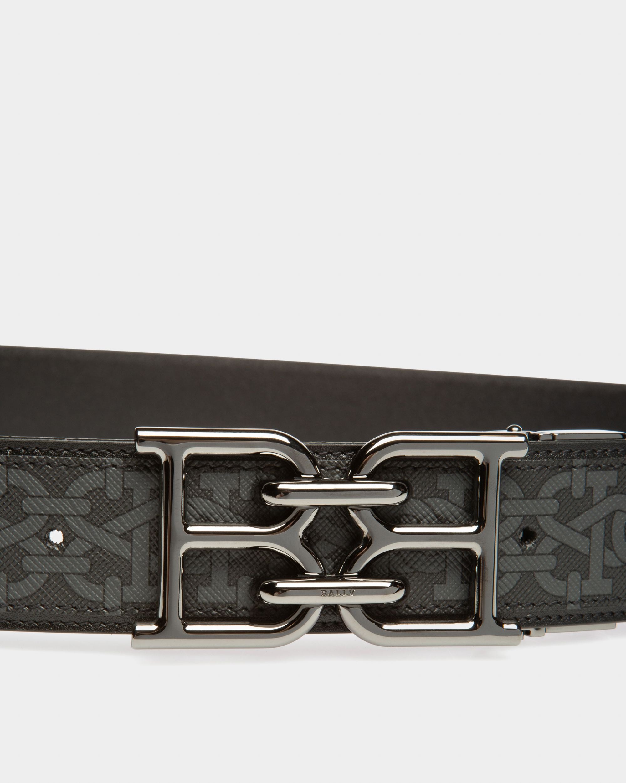B-Chain Tpu 40Mm Belt In Grey - Men's - Bally - 03