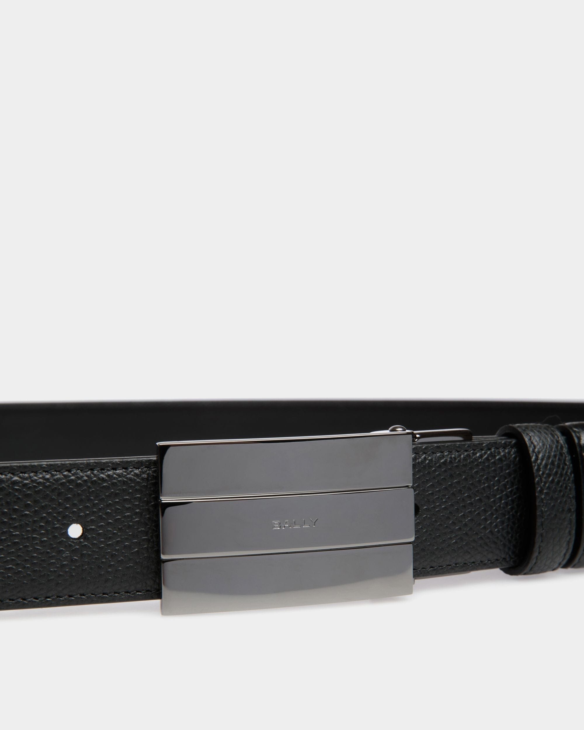 Dress Adjustable-Reversible Belt In Multicolor  Leather - Men's - Bally - 04