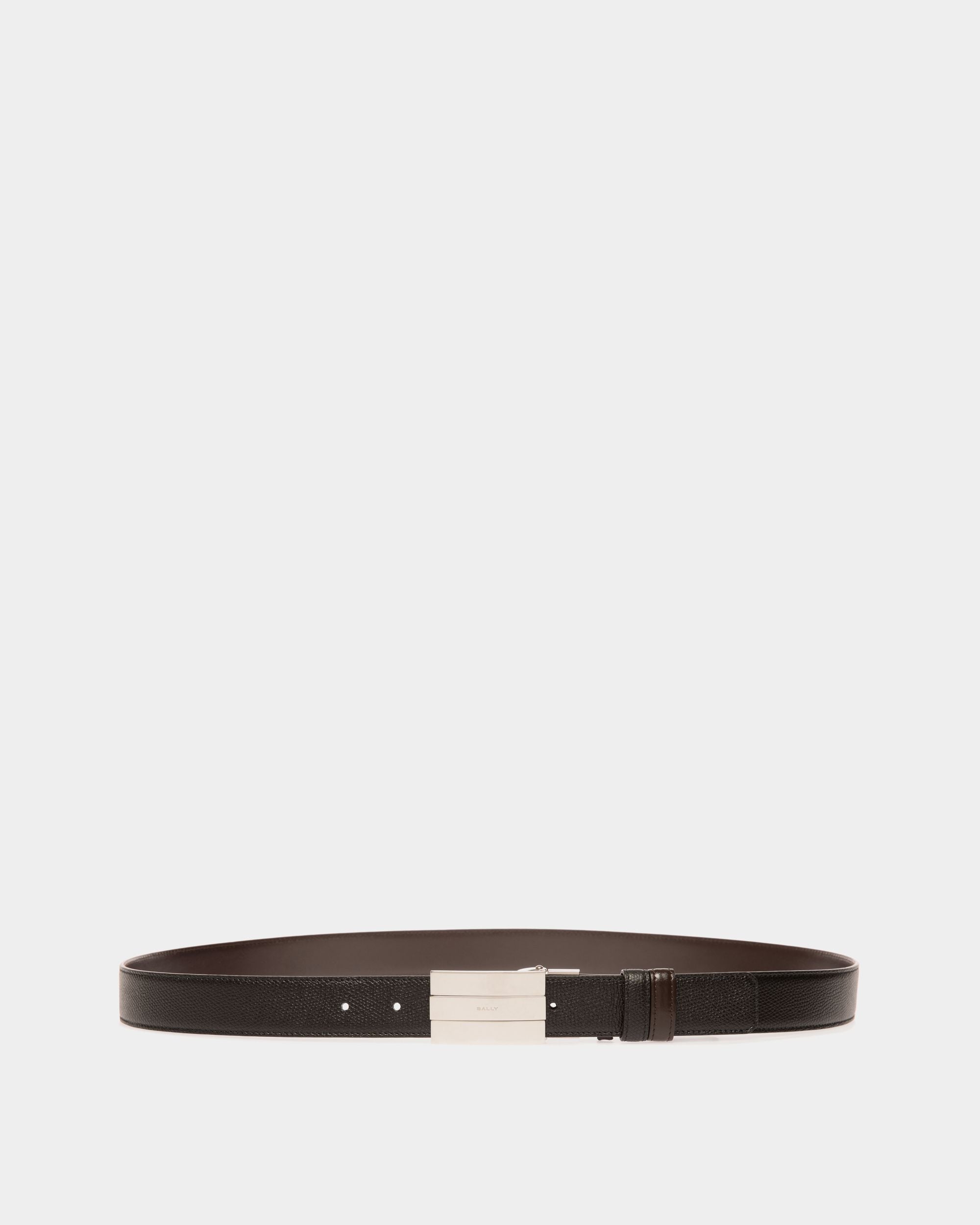 Ollam 30mm Reversible And Adjustable Belt in Black And Brown Leather - Homme - Bally - 01