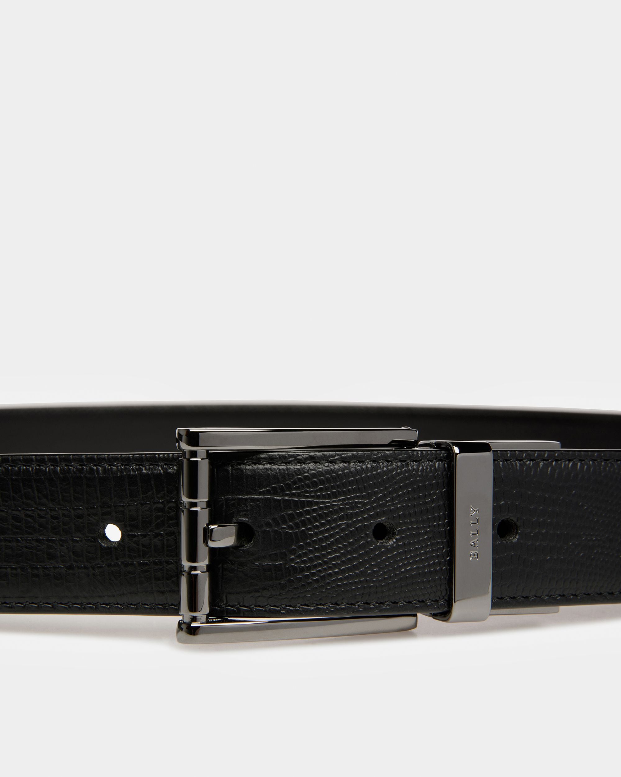 Astor Ledergürtel 30 mm In Schwarz - Herren - Bally - 03