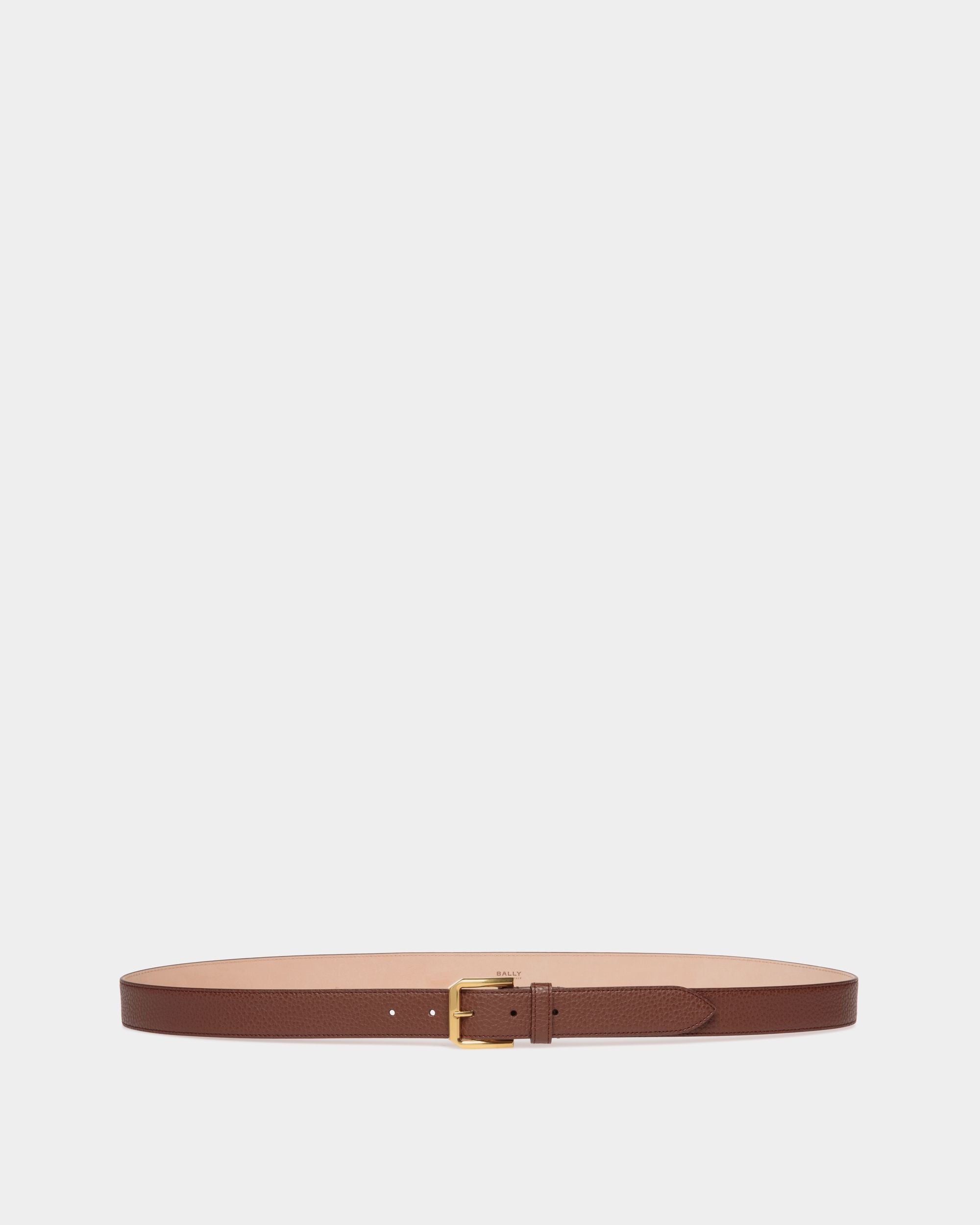 Ceinture Carl 30 mm En Cuir Marron - Homme - Bally - 01