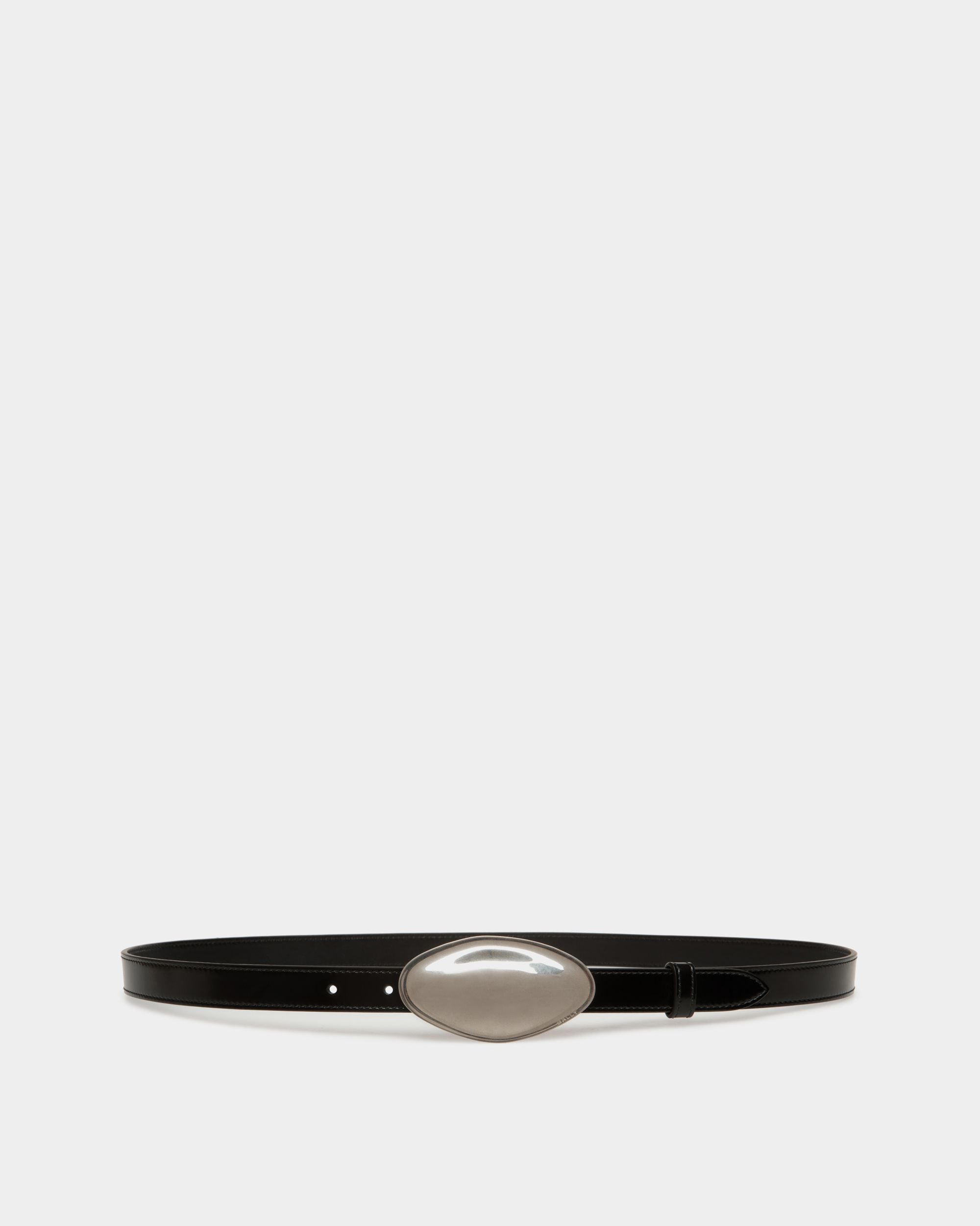 Ceinture Swissness En Cuir Noir - Homme - Bally - 01
