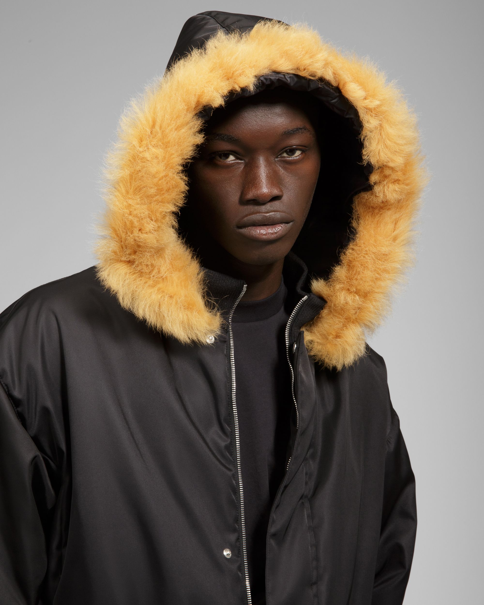 Blouson Bomber À Capuche En Mouton Retourné - Homme - Bally - 05
