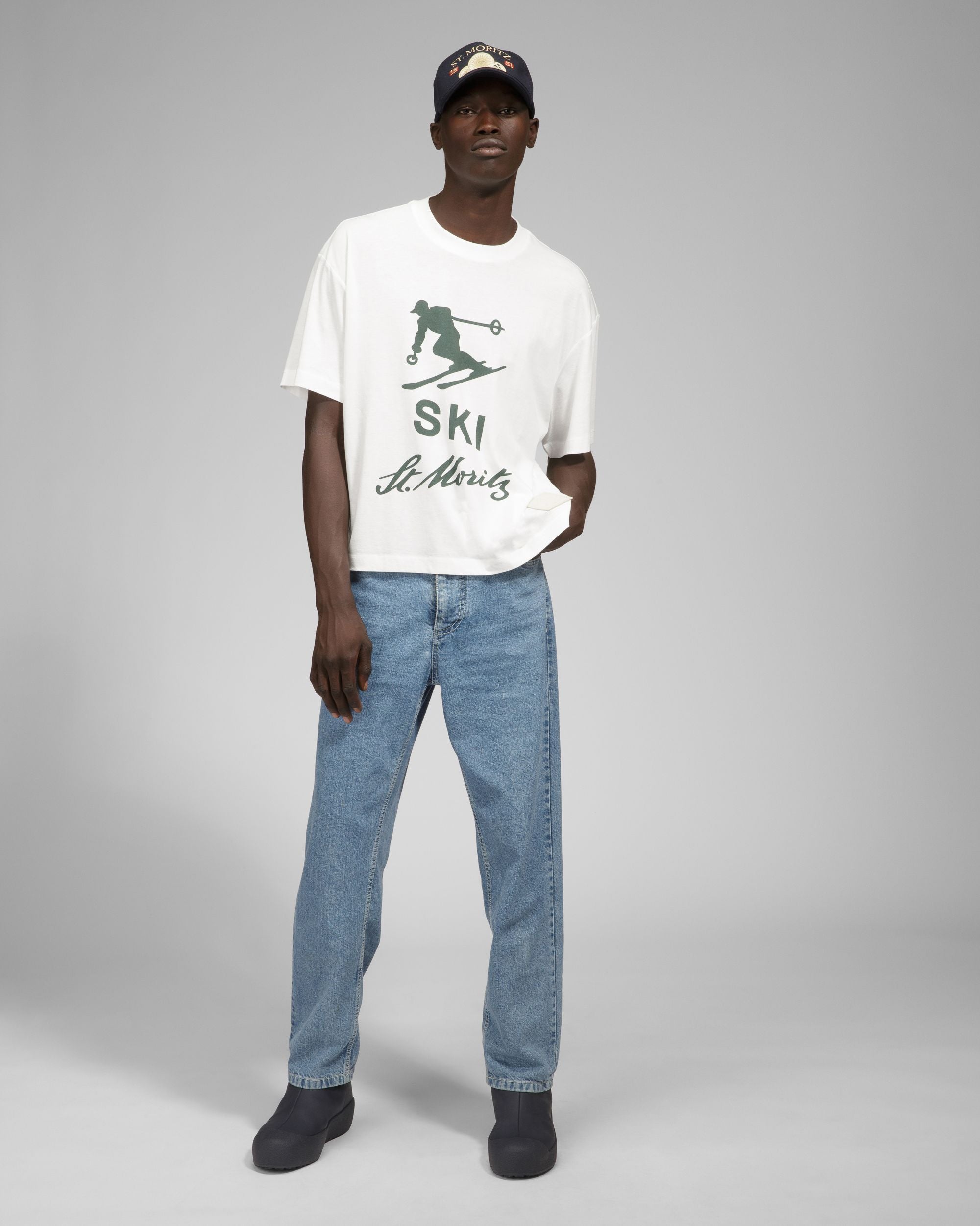 T-shirt Ski St Moritz - Homme - Bally - 02