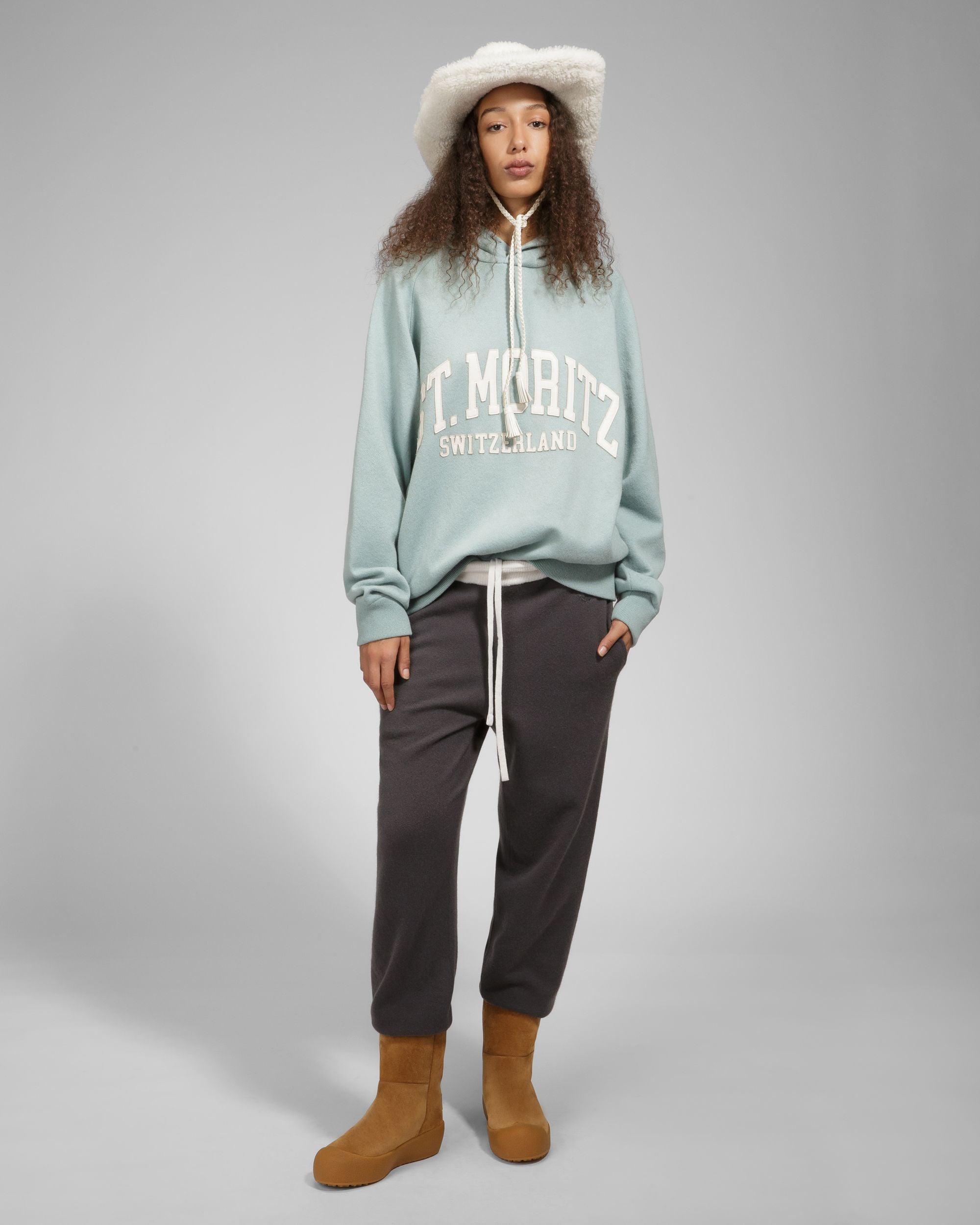 Hoodie St Moritz Kaschmir-Sweatshirt In Hellblau - Herren - Bally - 06