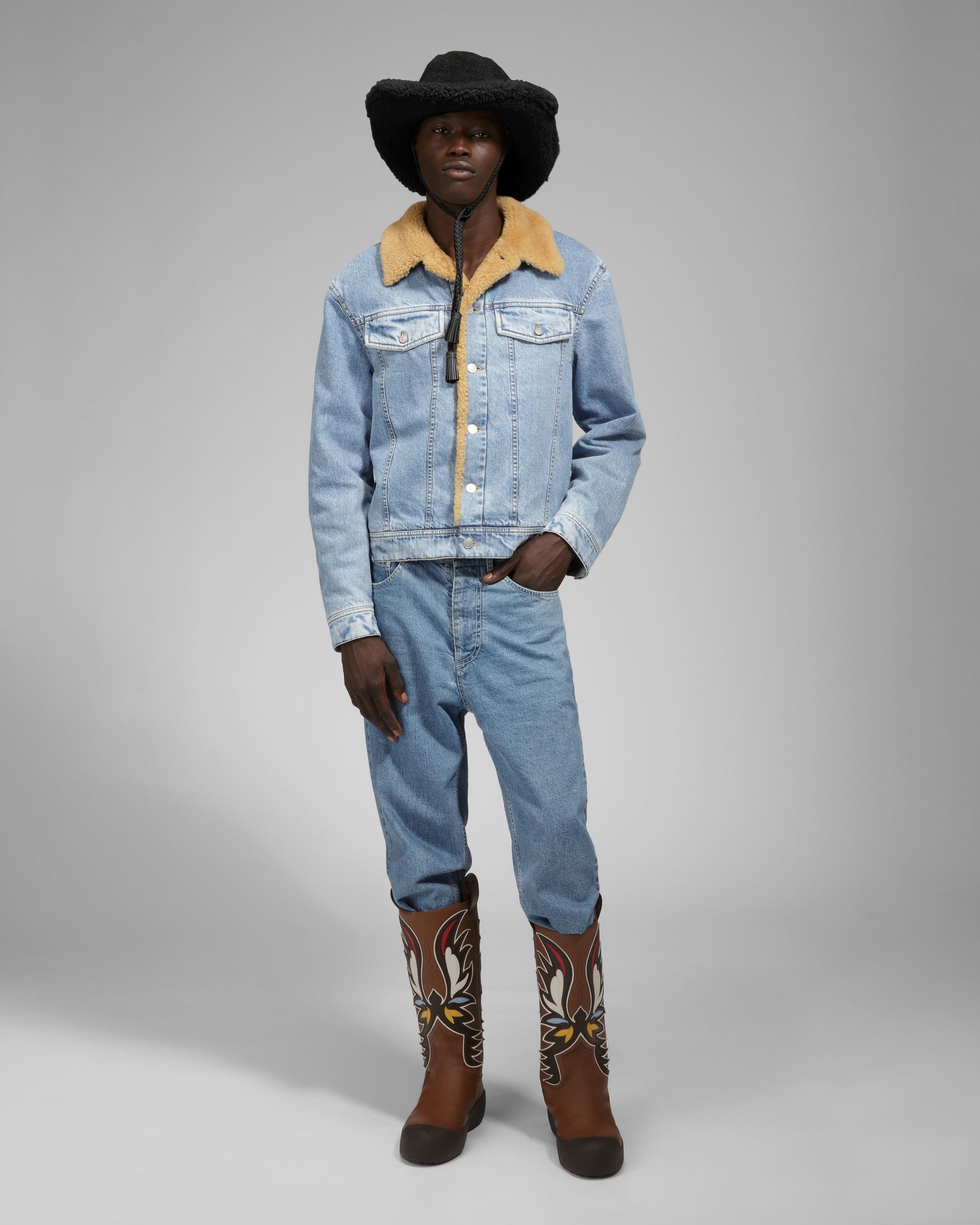 Veste Avec Détail En Mouton Retourné - Homme - Bally - 02
