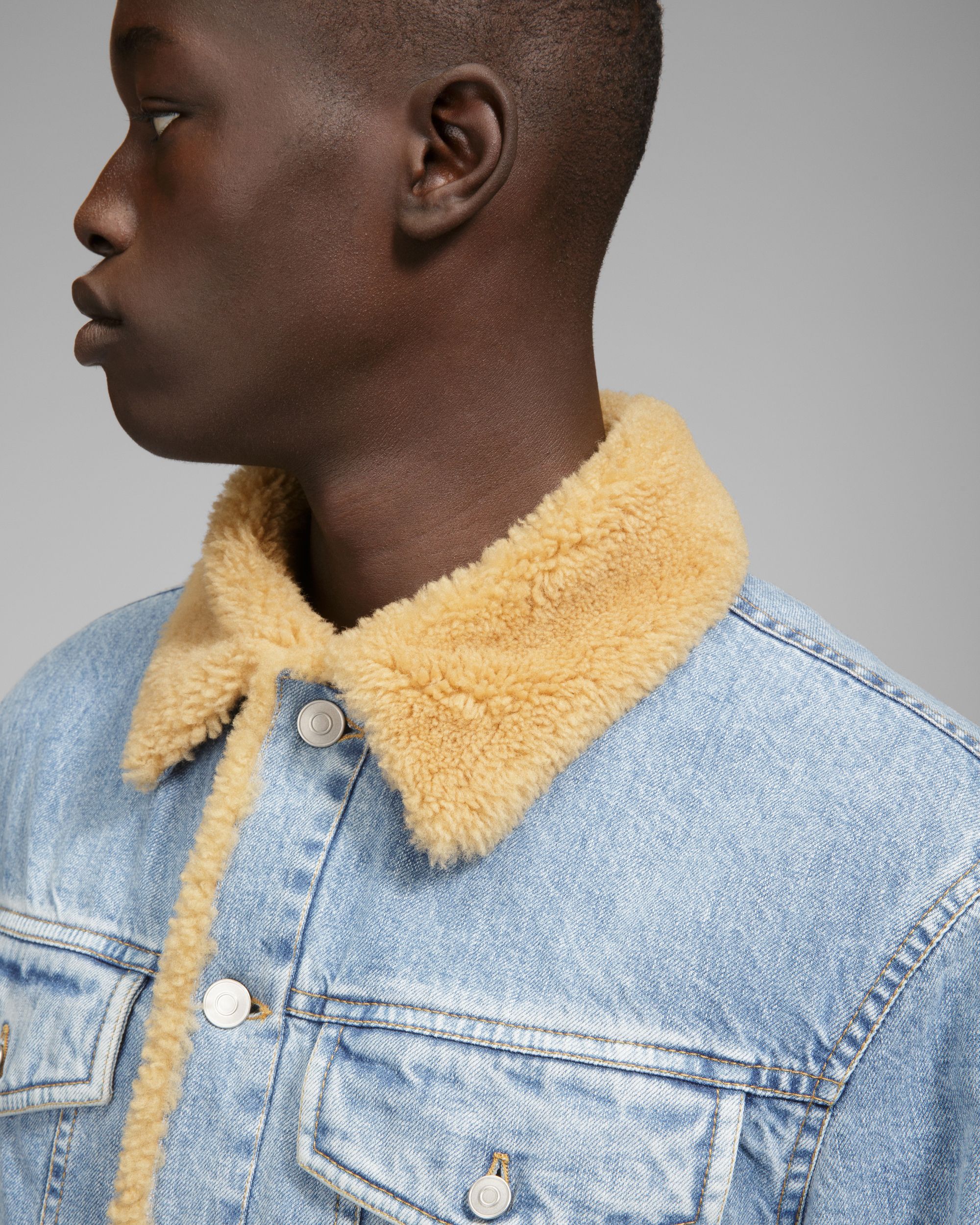 Veste Avec Détail En Mouton Retourné - Homme - Bally - 04