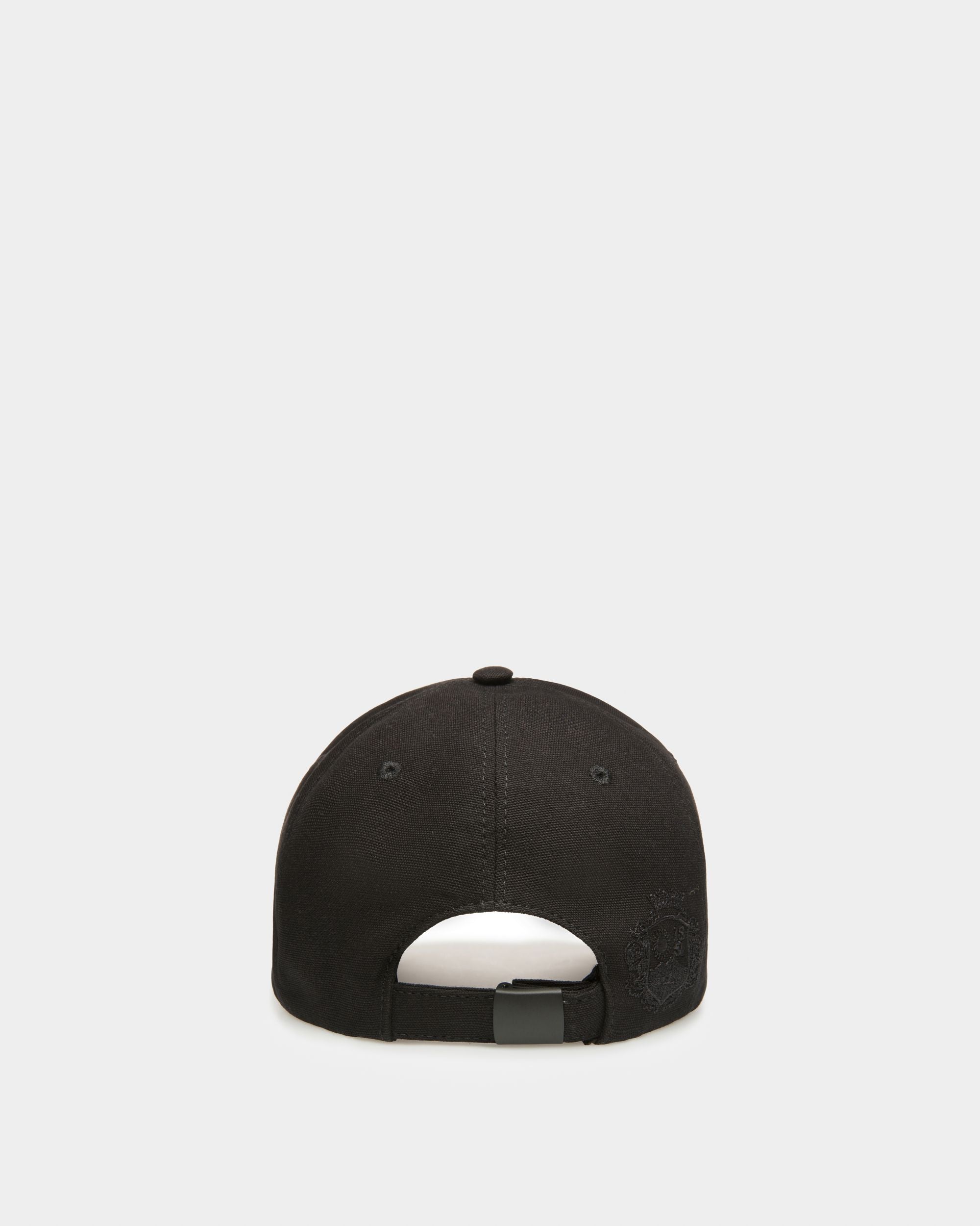 Casquette De Base-ball St Moritz En Coton Noir - Homme - Bally - 03