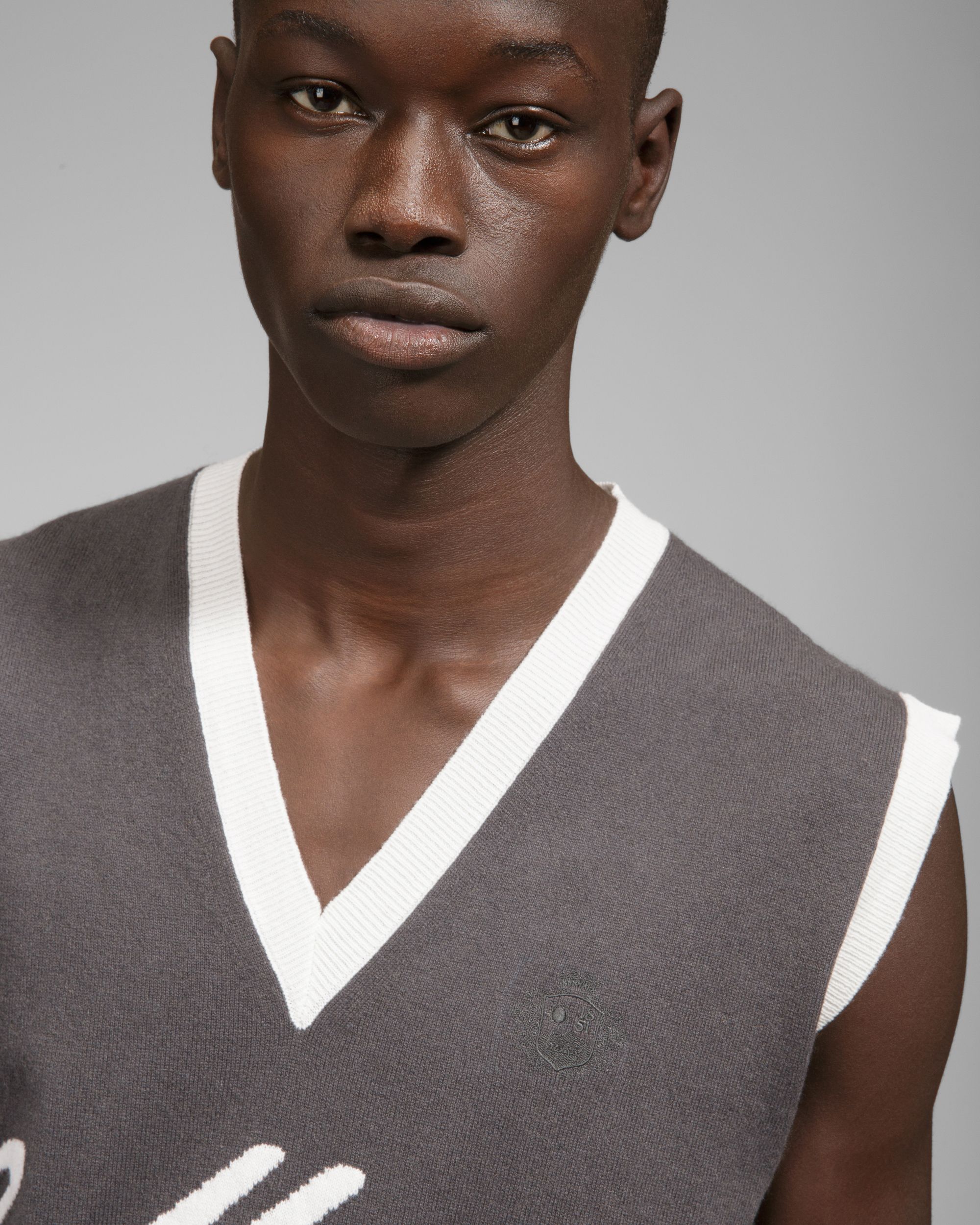 Cashmere Vest In Gray - Men's - Bally - 04