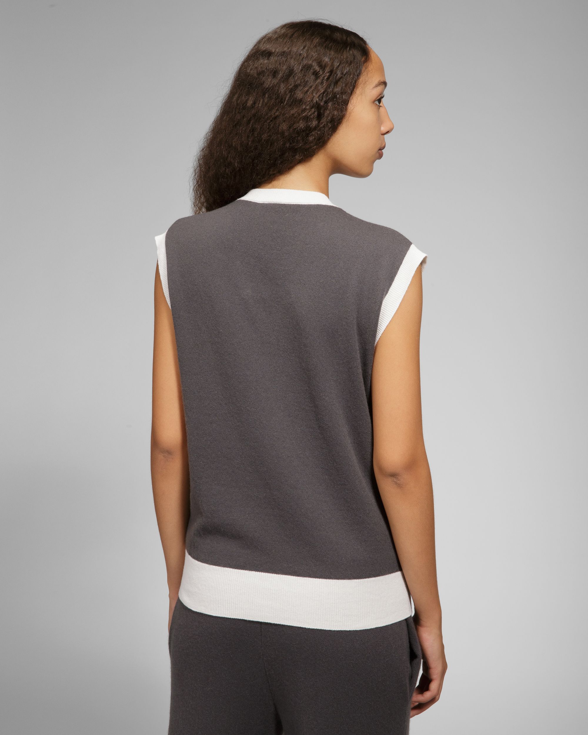 Cashmere Vest In Gray - Men's - Bally - 07