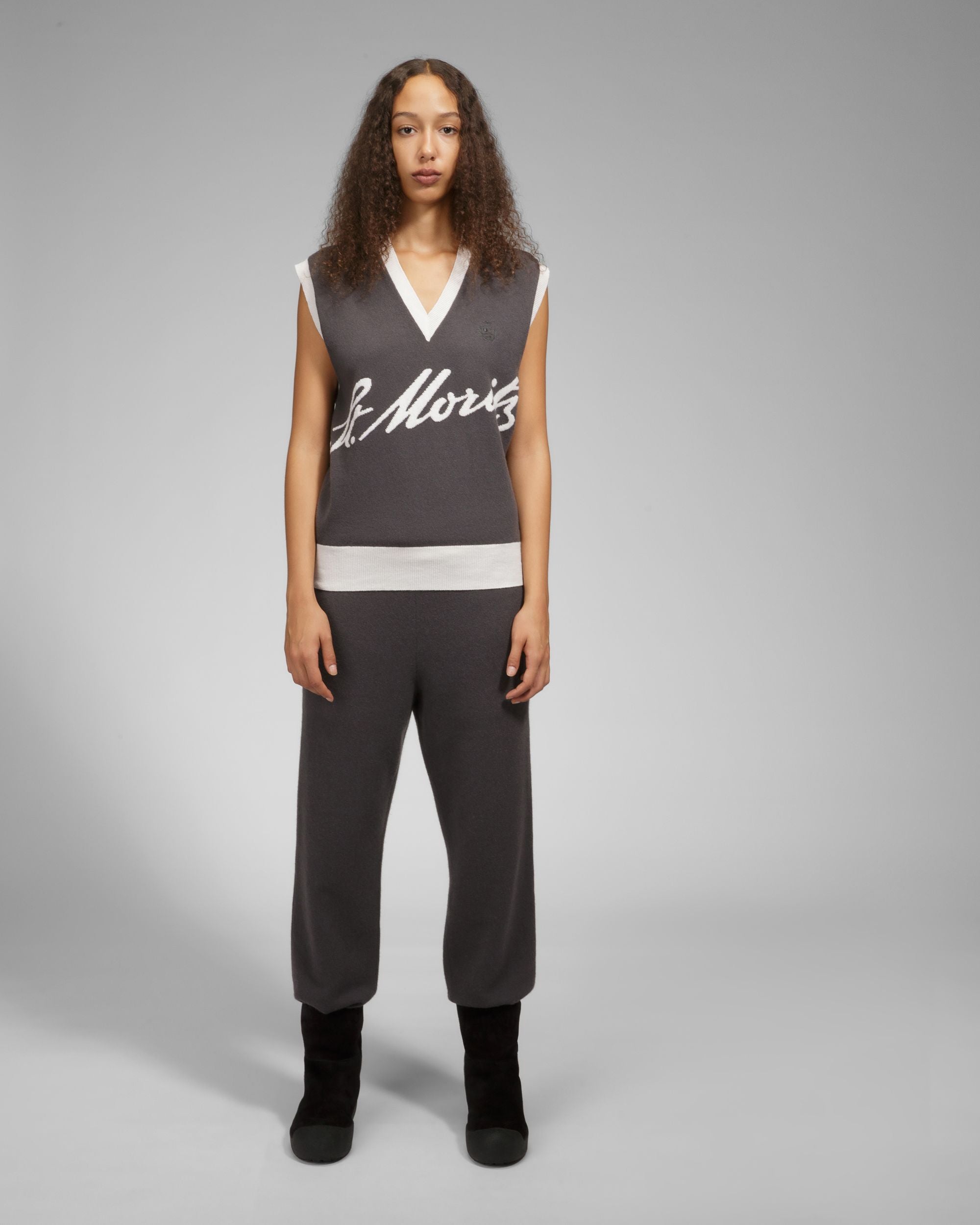 Cashmere Vest In Gray - Men's - Bally - 10