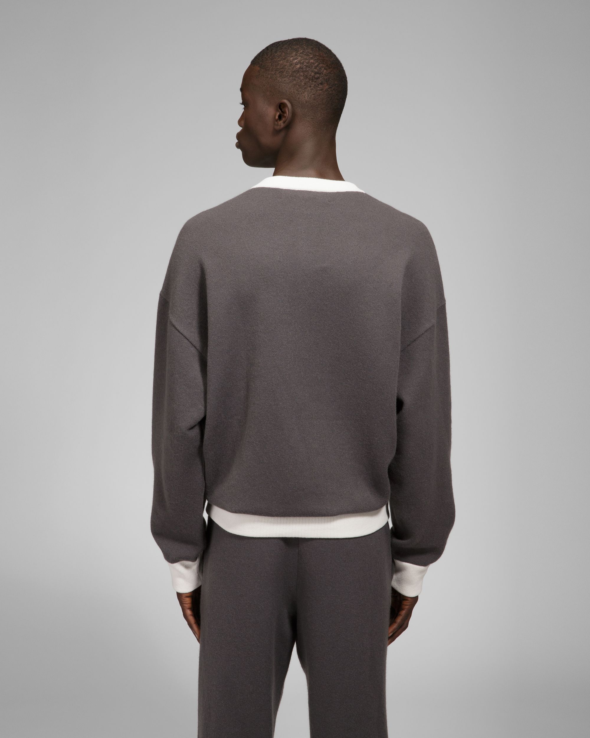 Pull En Cachemire Gris - Homme - Bally - 03