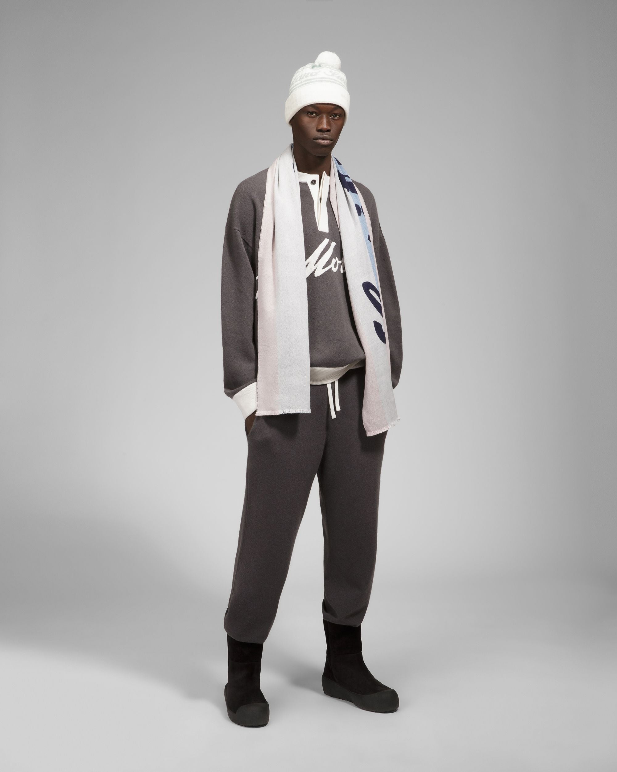 Pull En Cachemire Gris - Homme - Bally - 08